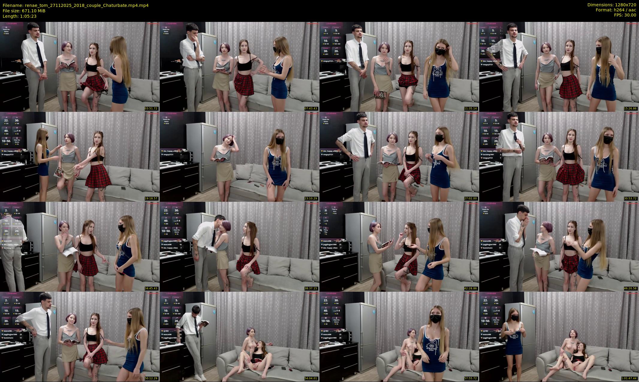 renae_tom — 66 minute Chaturbate couple cam show recording, 720p, Nov 27, 2025