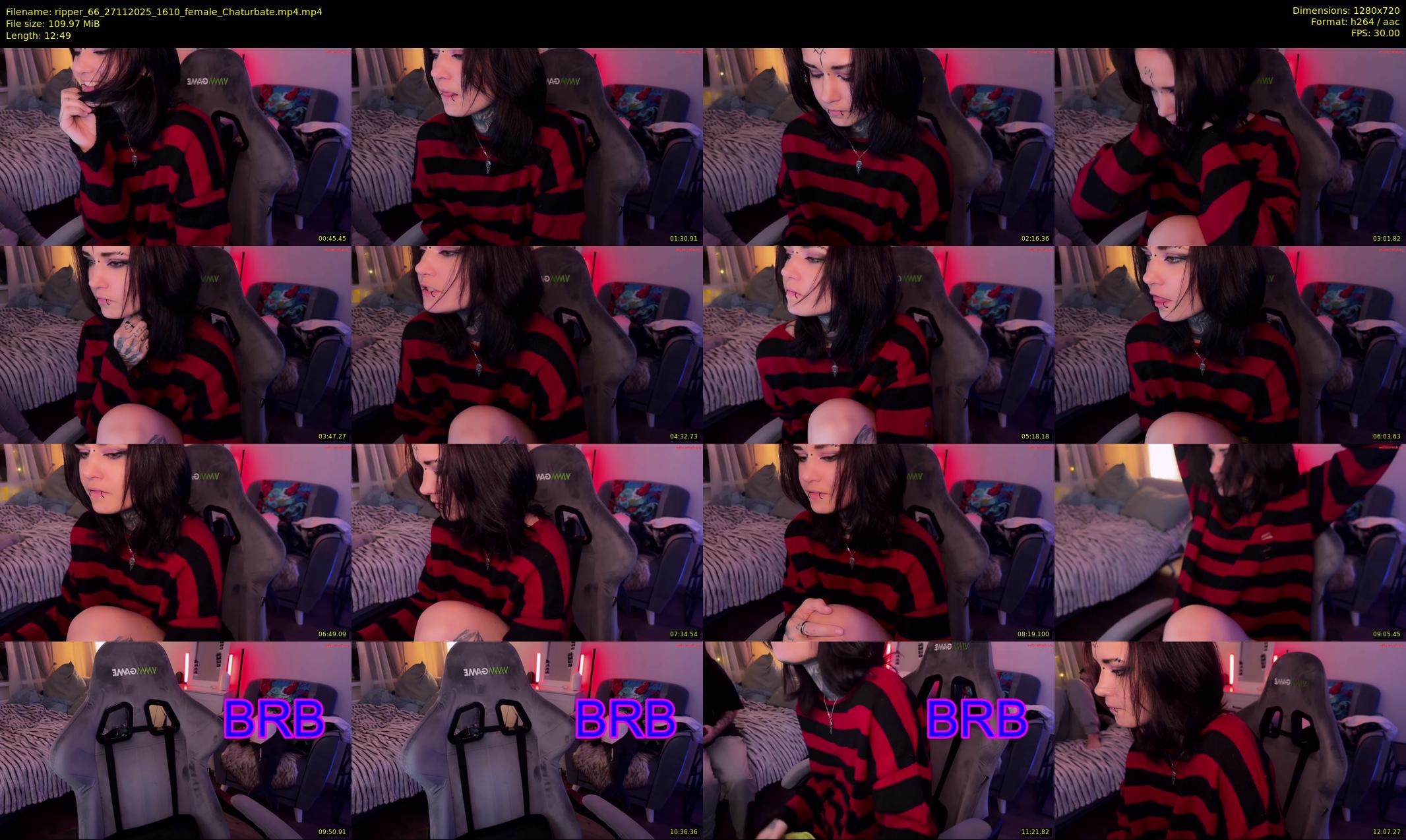 ripper_66 — 13 minute Chaturbate female cam show recording, 720p, Nov 27, 2025