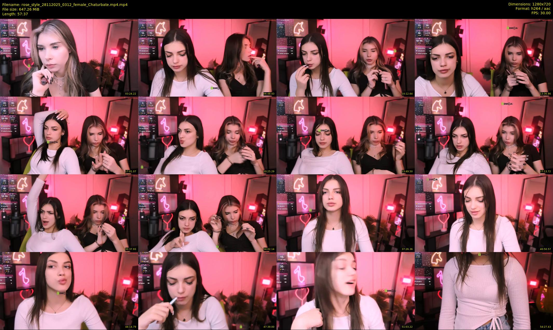 rose_style — 58 minute Chaturbate couple cam show recording, 720p, Nov 28, 2025