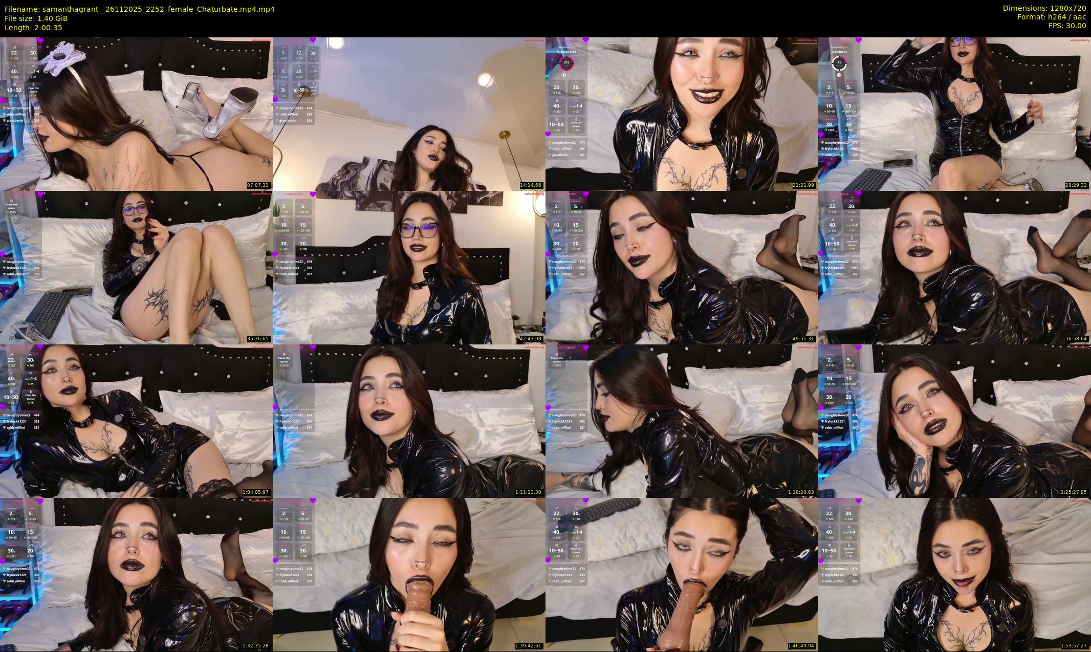 samanthagrant_ — 121 minute Chaturbate female cam show recording, 720p, Nov 26, 2025