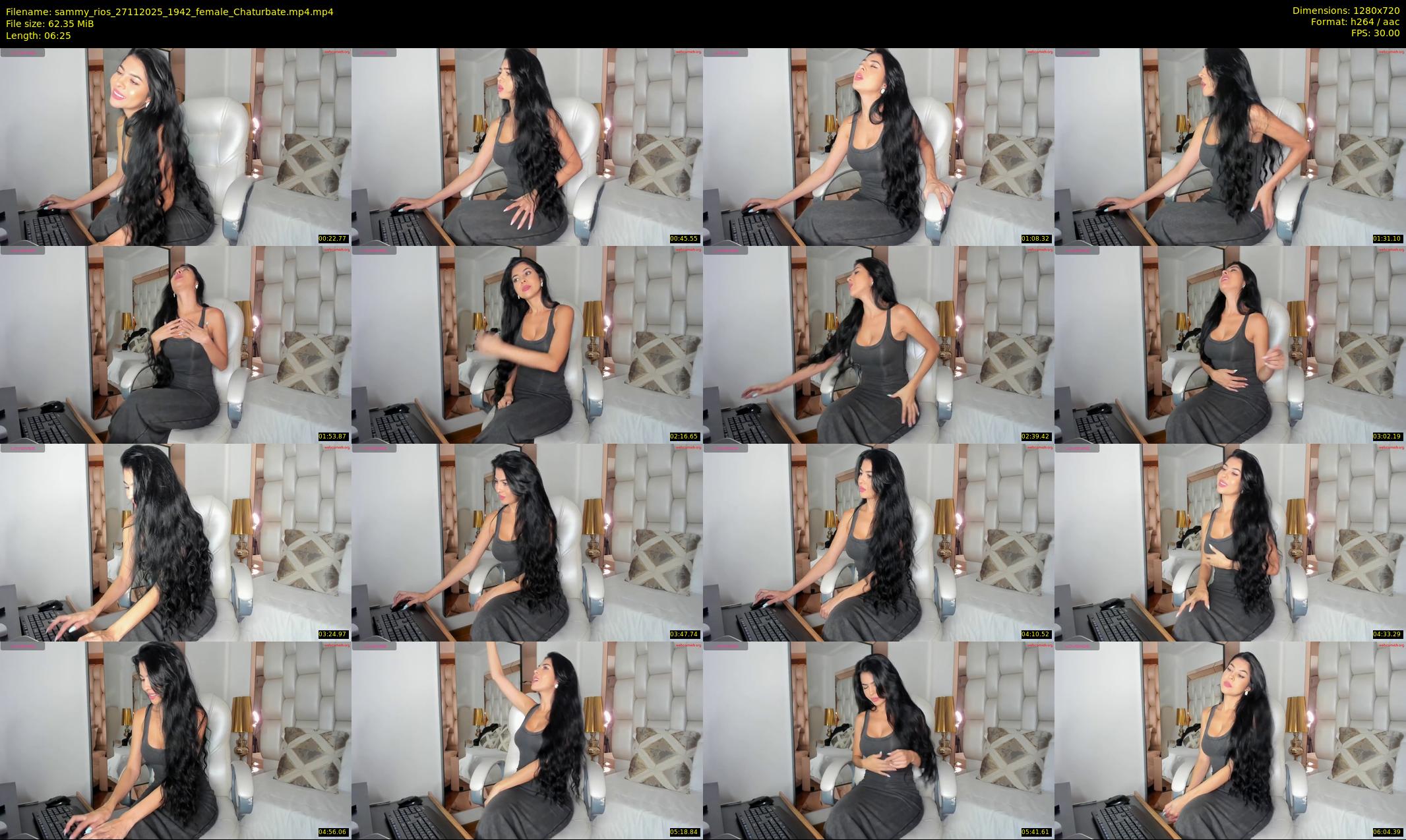 sammy_rios — 7 minute Chaturbate female cam show recording, 720p, Nov 27, 2025