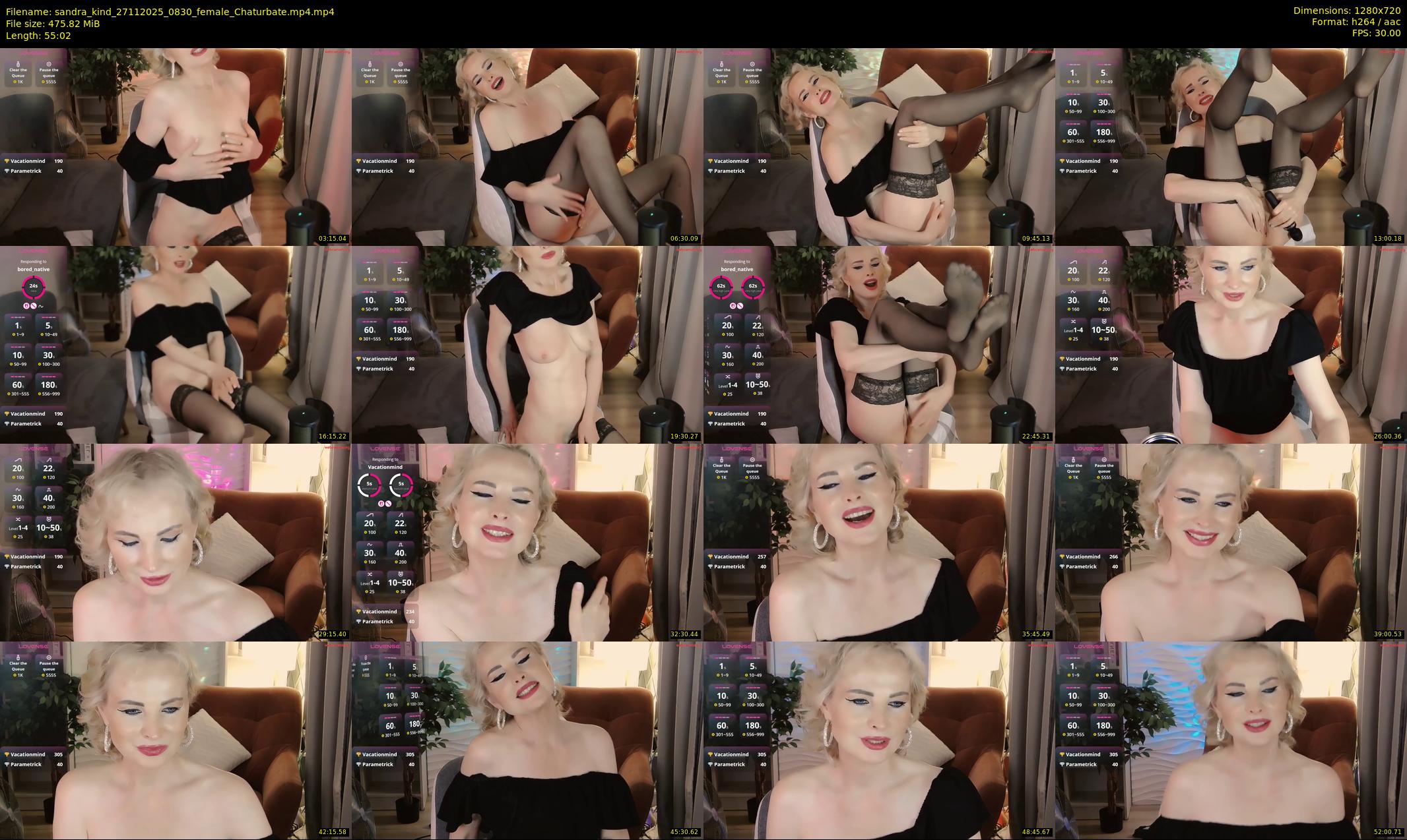 sandra_kind — 56 minute Chaturbate female cam show recording, 720p, Nov 27, 2025