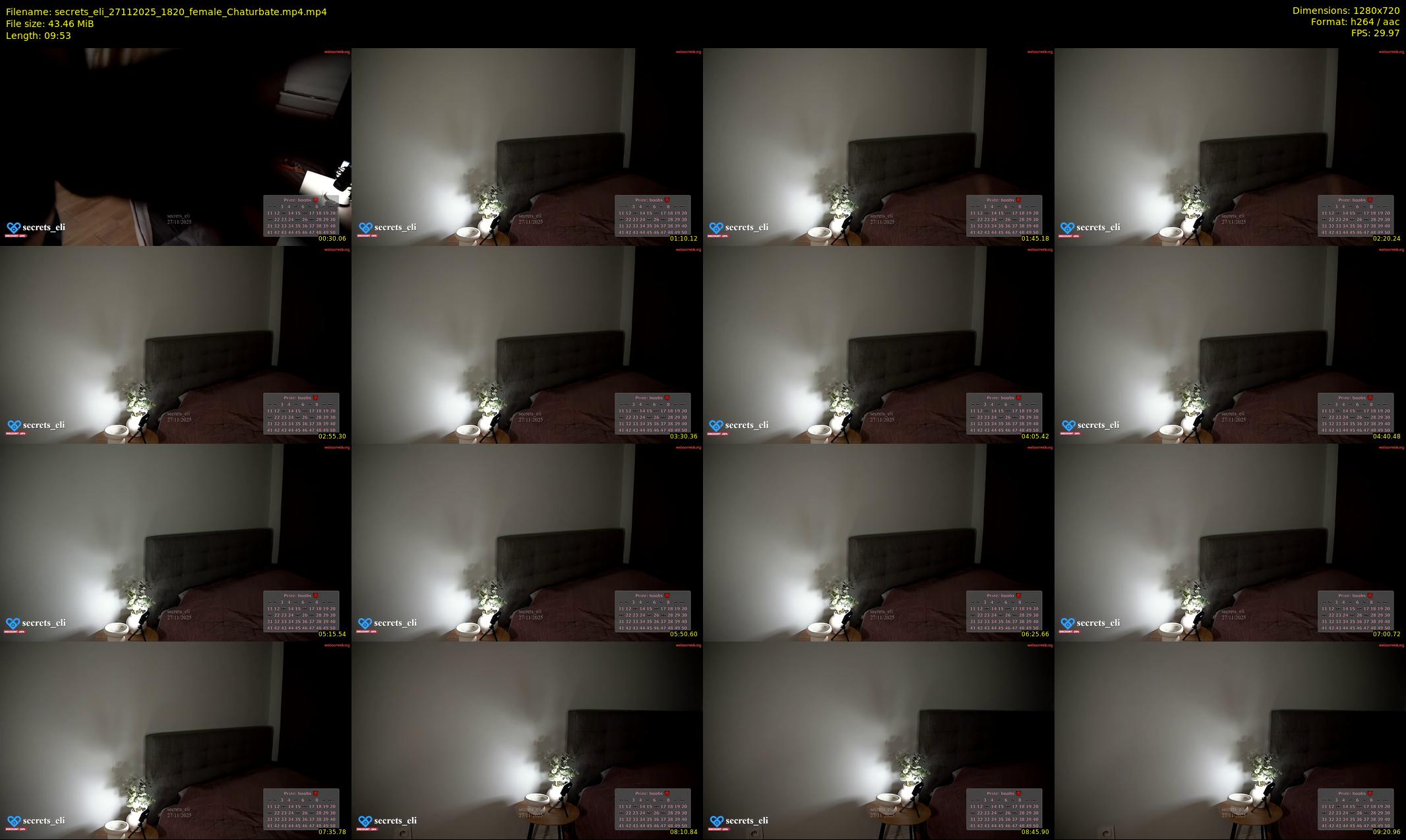 secrets_eli — 10 minute Chaturbate female cam show recording, 720p, Nov 27, 2025