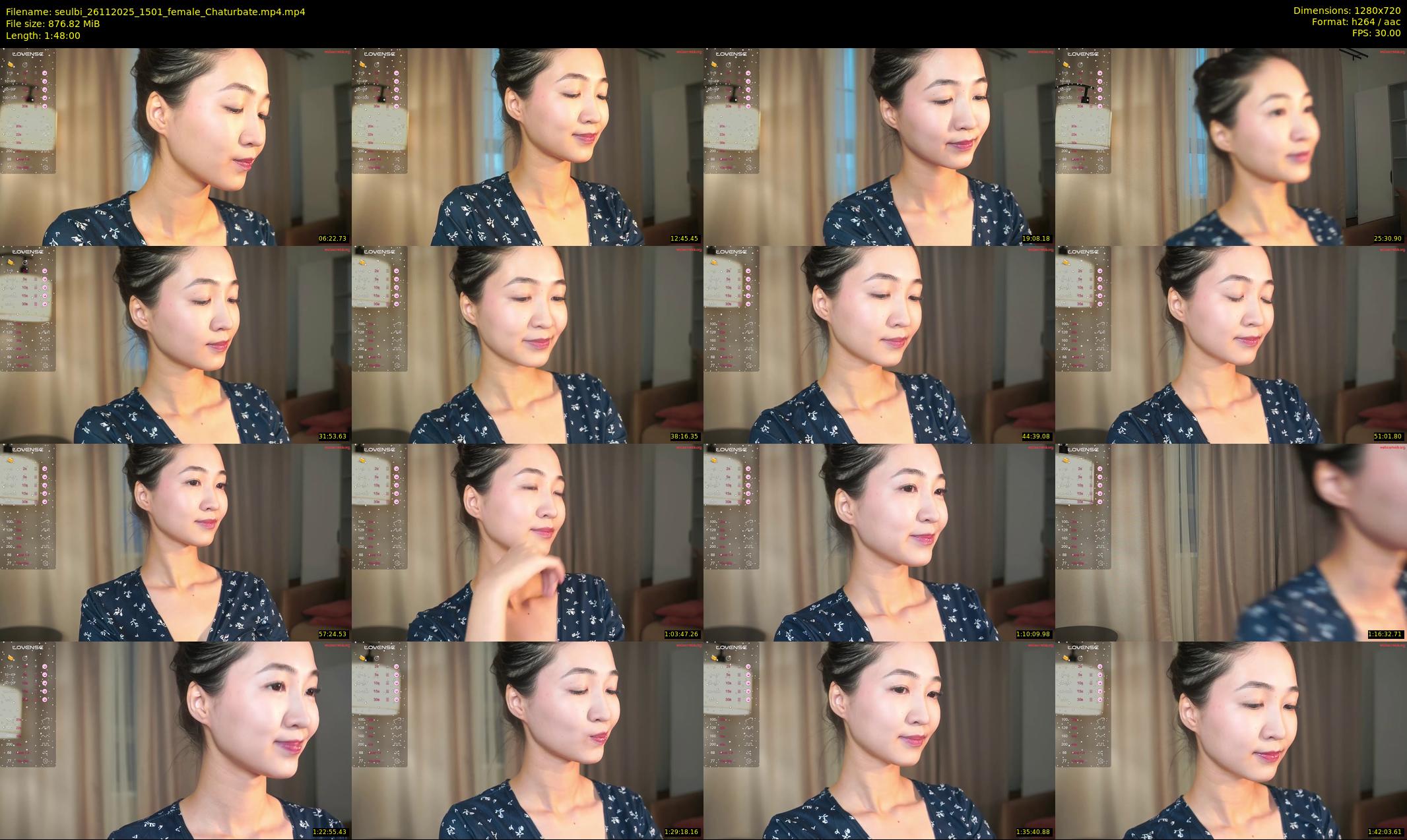 seulbi — 108 minute Chaturbate female cam show recording, 720p, Nov 26, 2025