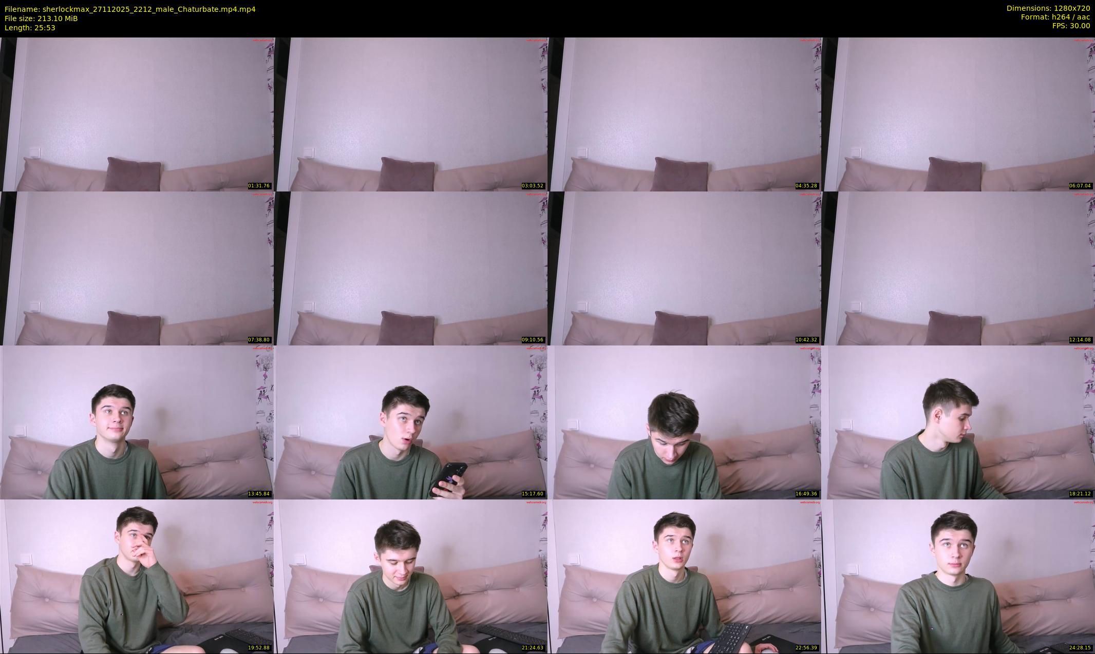 sherlockmax — 26 minute Chaturbate male cam show recording, 720p, Nov 27, 2025
