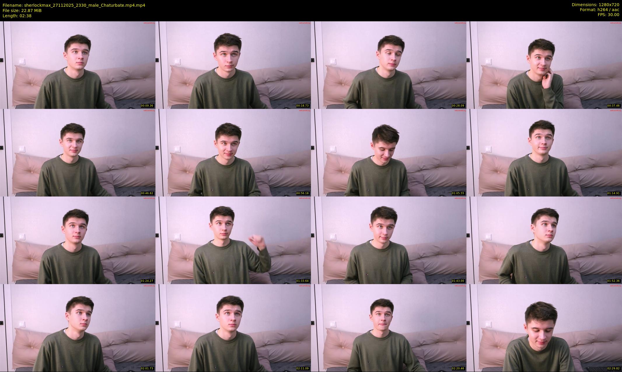 sherlockmax — 3 minute Chaturbate male cam show recording, 720p, Nov 27, 2025