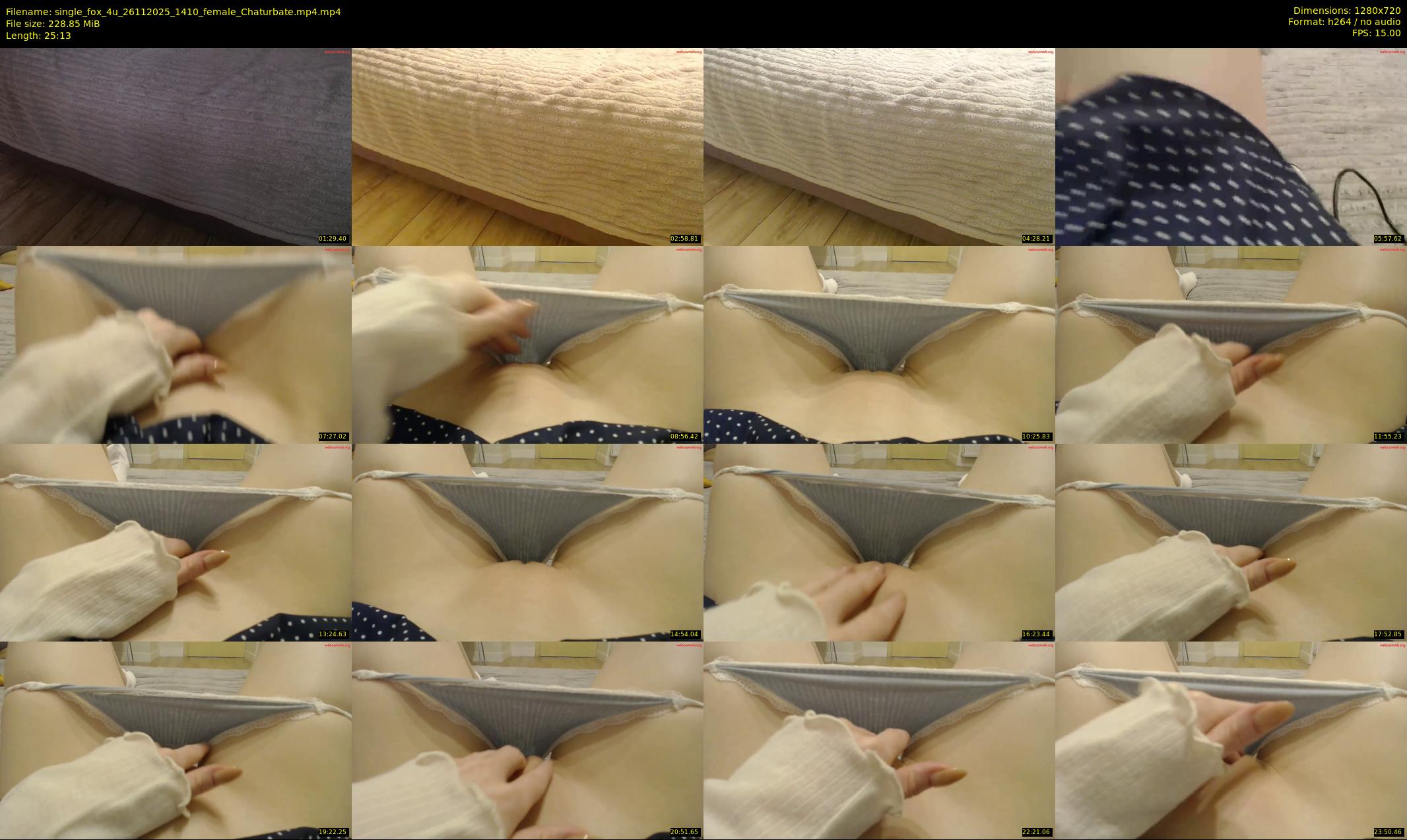 single_fox_4u — 26 minute Chaturbate female cam show recording, 720p, Nov 26, 2025