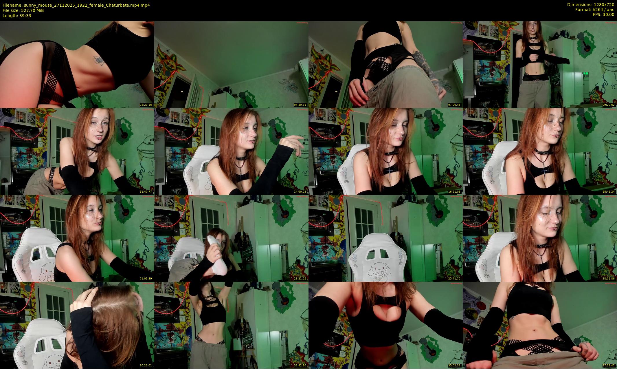 sunny_mouse — 40 minute Chaturbate female cam show recording, 720p, Nov 27, 2025