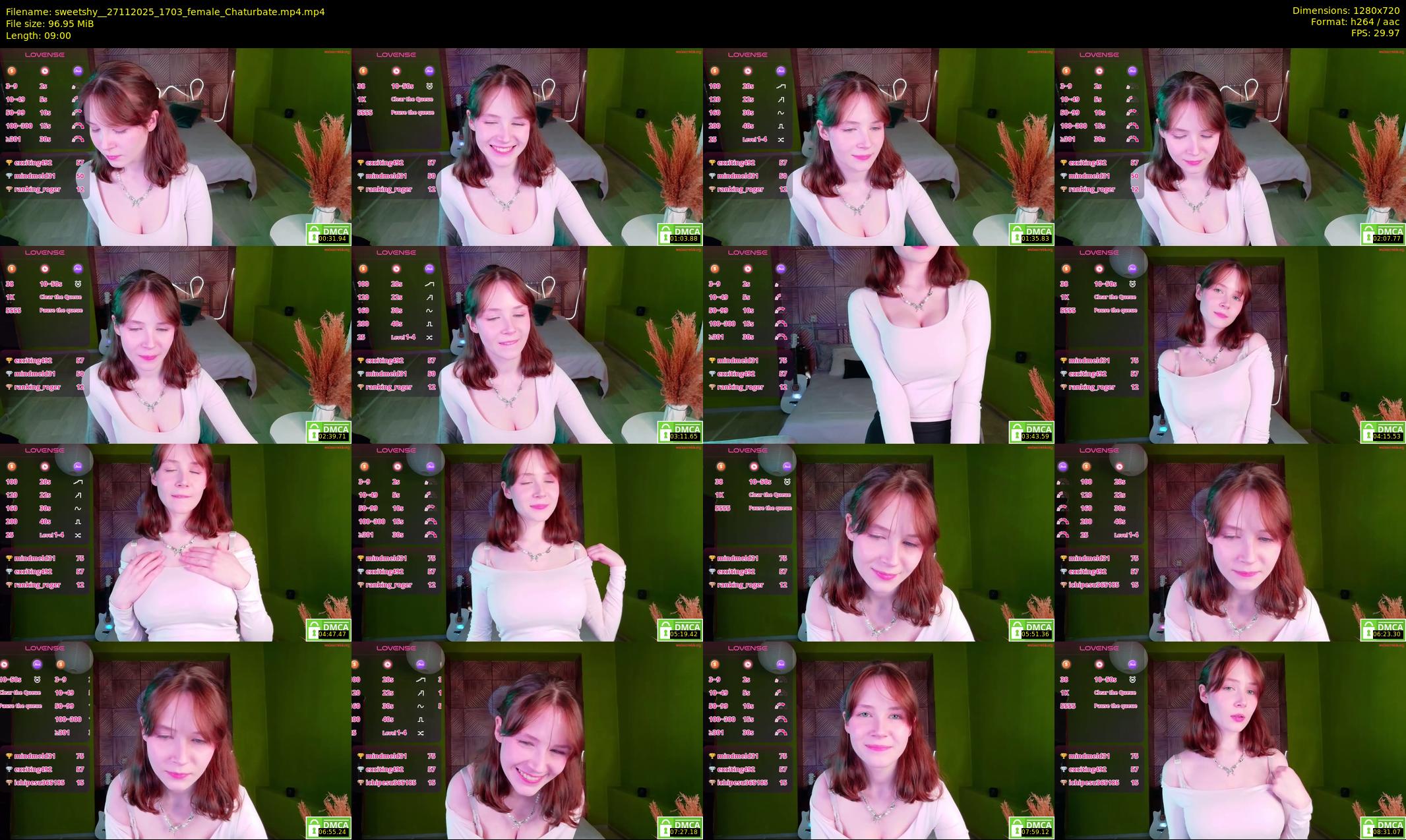 sweetshy_ — 9 minute Chaturbate female cam show recording, 720p, Nov 27, 2025