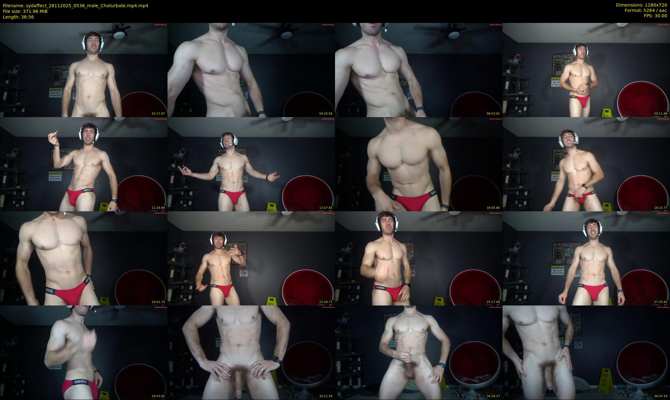 sydaffect — 39 minute Chaturbate male cam show recording, 720p, Nov 28, 2025
