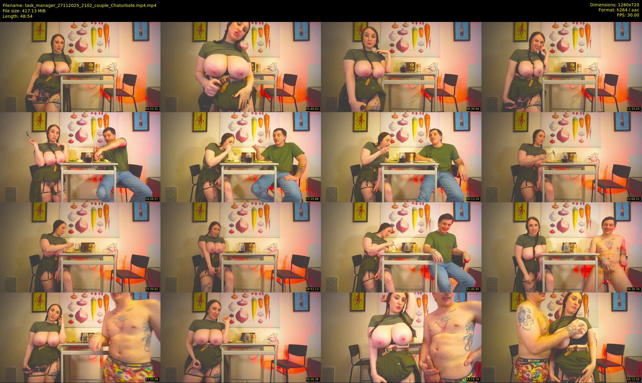 task_manager — 49 minute Chaturbate couple cam show recording, 720p, Nov 27, 2025