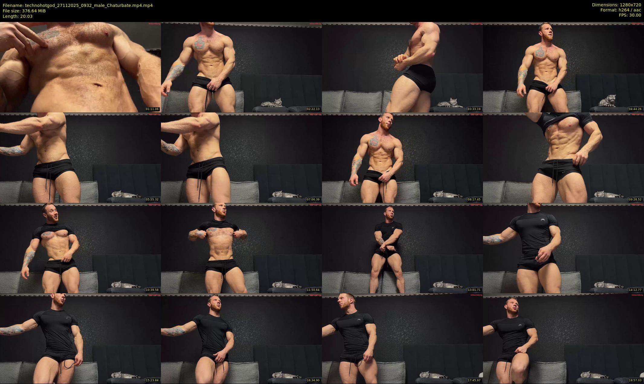 technohotgod — 21 minute Chaturbate male cam show recording, 720p, Nov 27, 2025