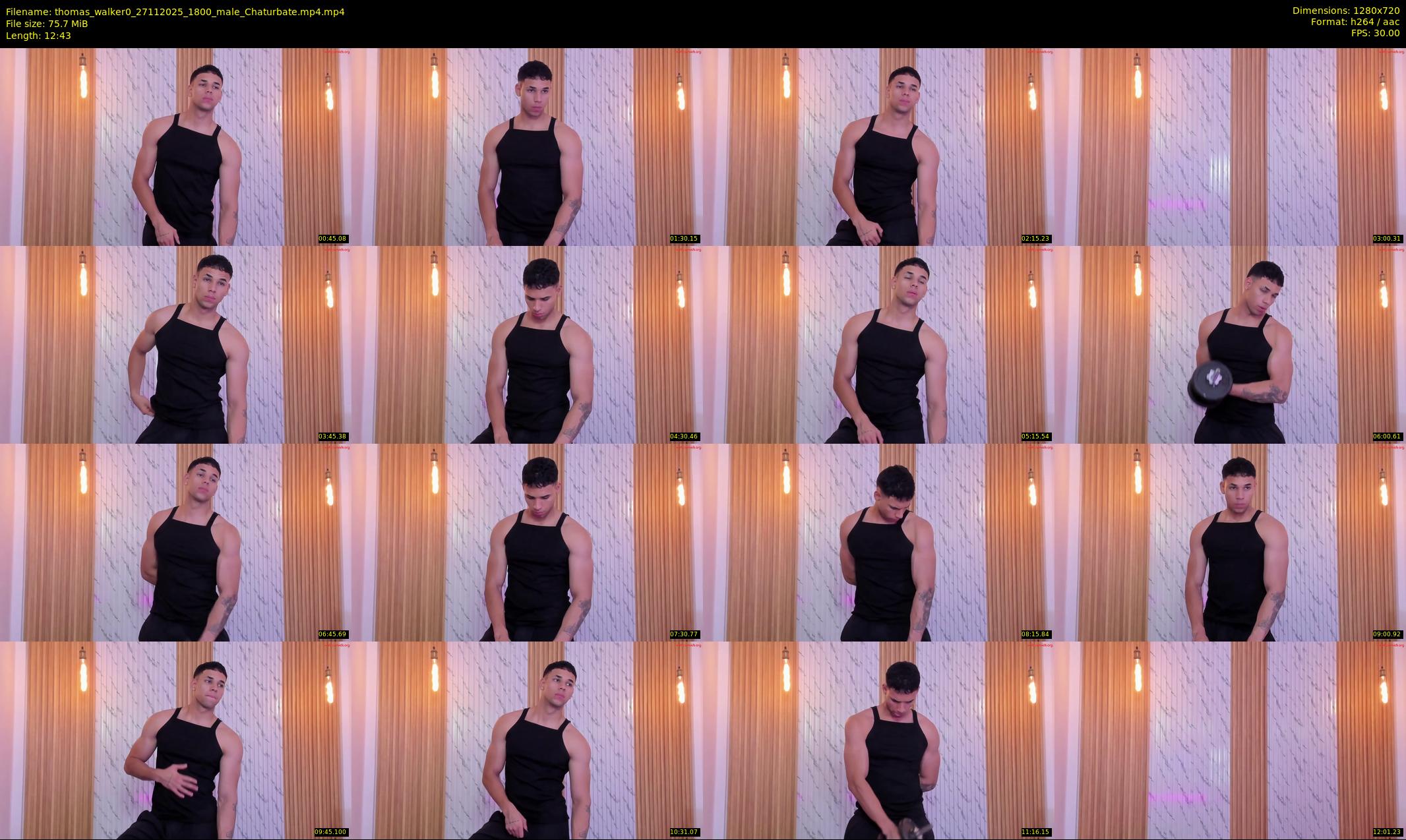 thomas_walker0 — 13 minute Chaturbate male cam show recording, 720p, Nov 27, 2025