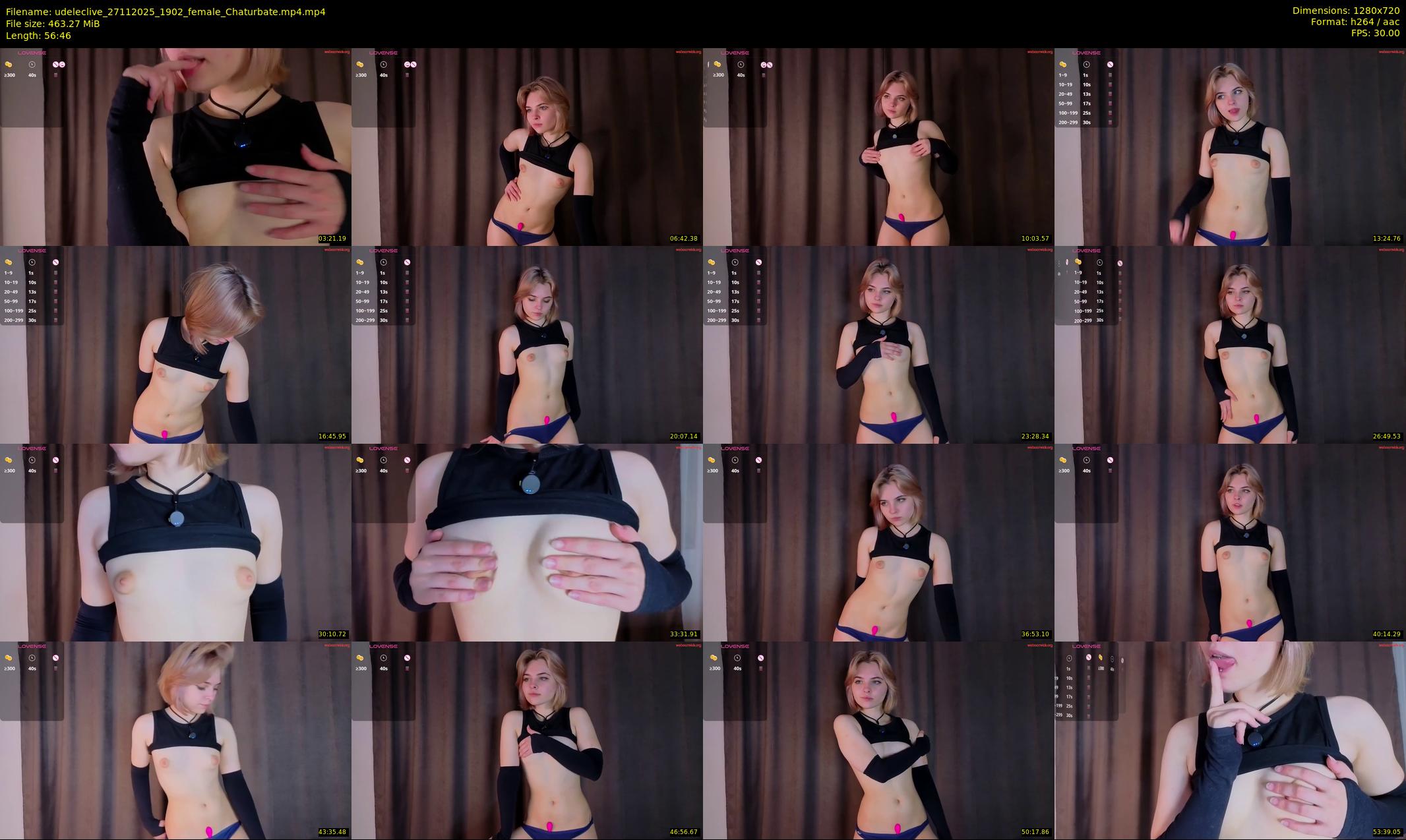 udeleclive — 57 minute Chaturbate female cam show recording, 720p, Nov 27, 2025