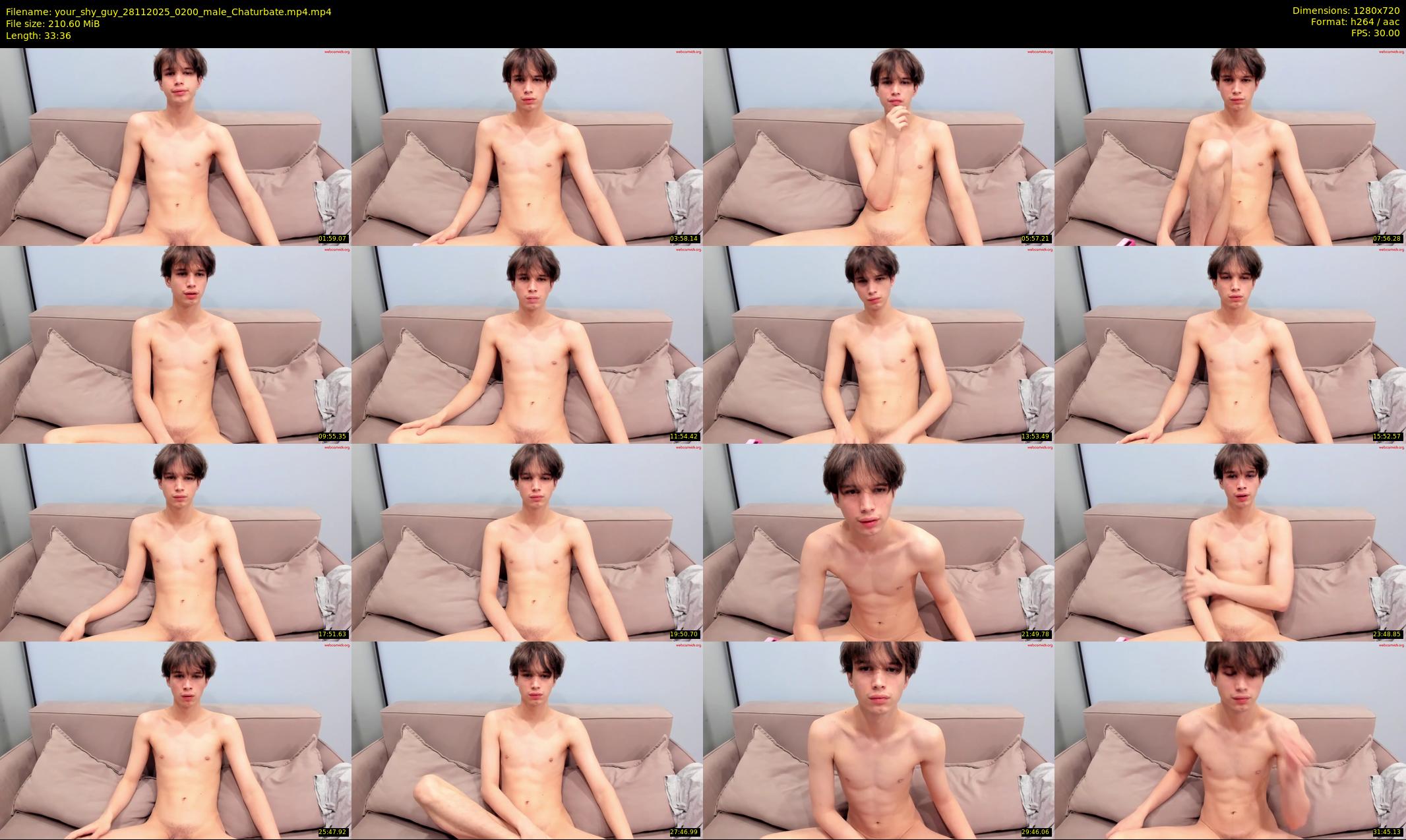 your_shy_guy — 34 minute Chaturbate male cam show recording, 720p, Nov 28, 2025