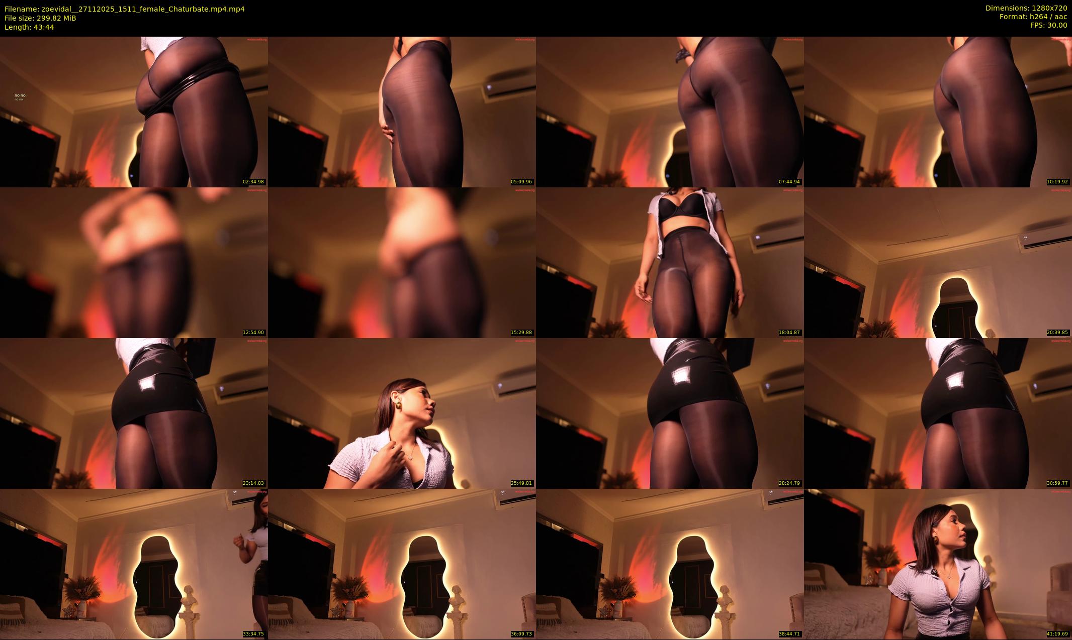 zoevidal_ — 44 minute Chaturbate female cam show recording, 720p, Nov 27, 2025
