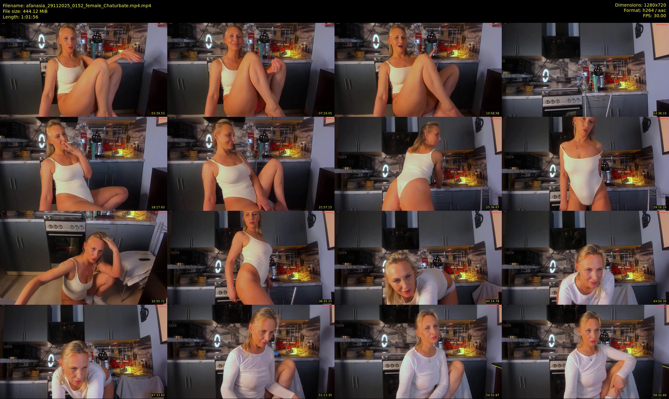 afanasia — 62 minute Chaturbate female cam show recording, 720p, Nov 29, 2025
