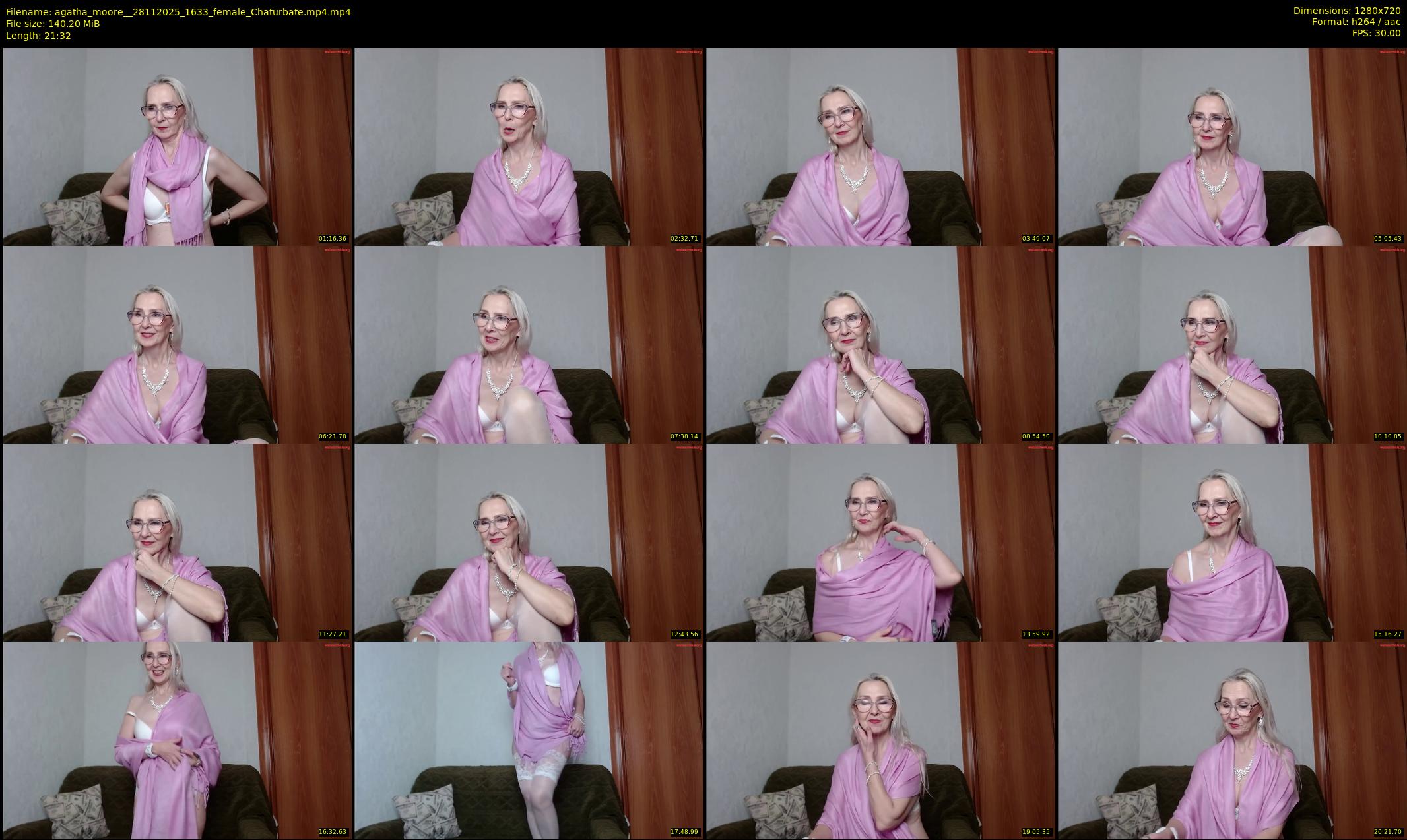 agatha_moore_ — 22 minute Chaturbate female cam show recording, 720p, Nov 28, 2025