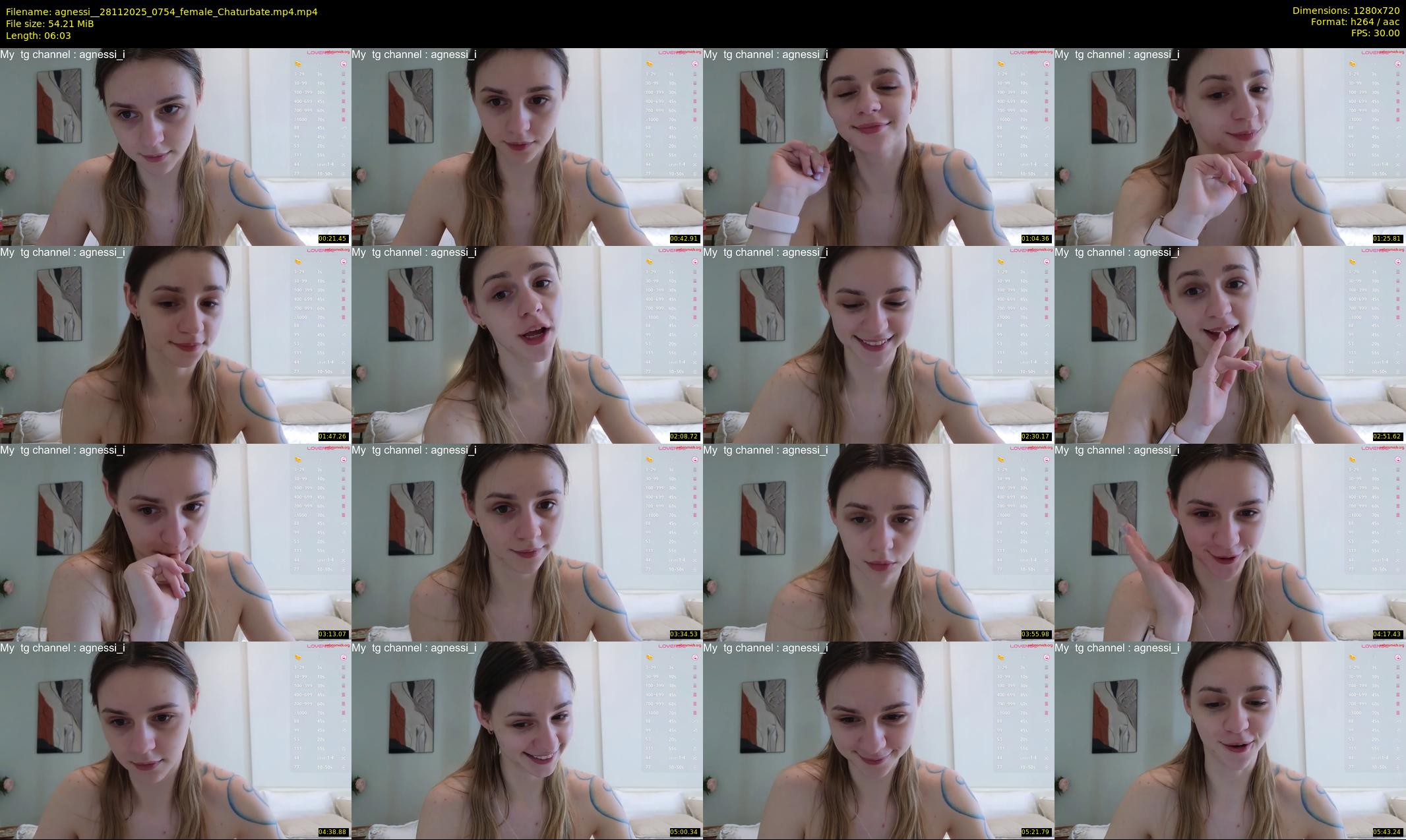 agnessi_ — 7 minute Chaturbate female cam show recording, 720p, Nov 28, 2025