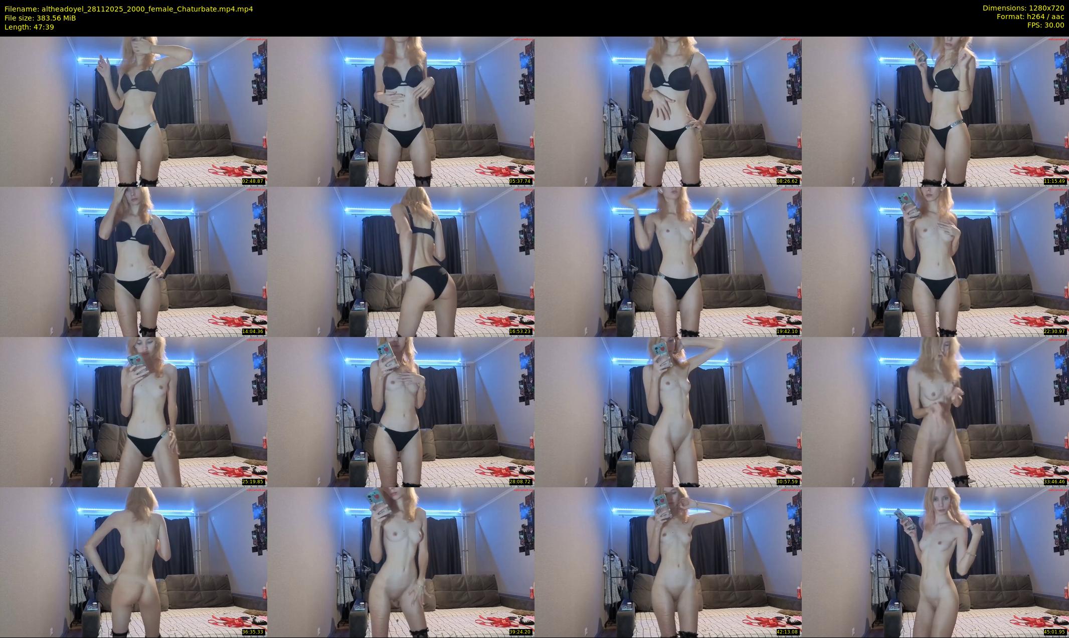 altheadoyel — 48 minute Chaturbate female cam show recording, 720p, Nov 28, 2025