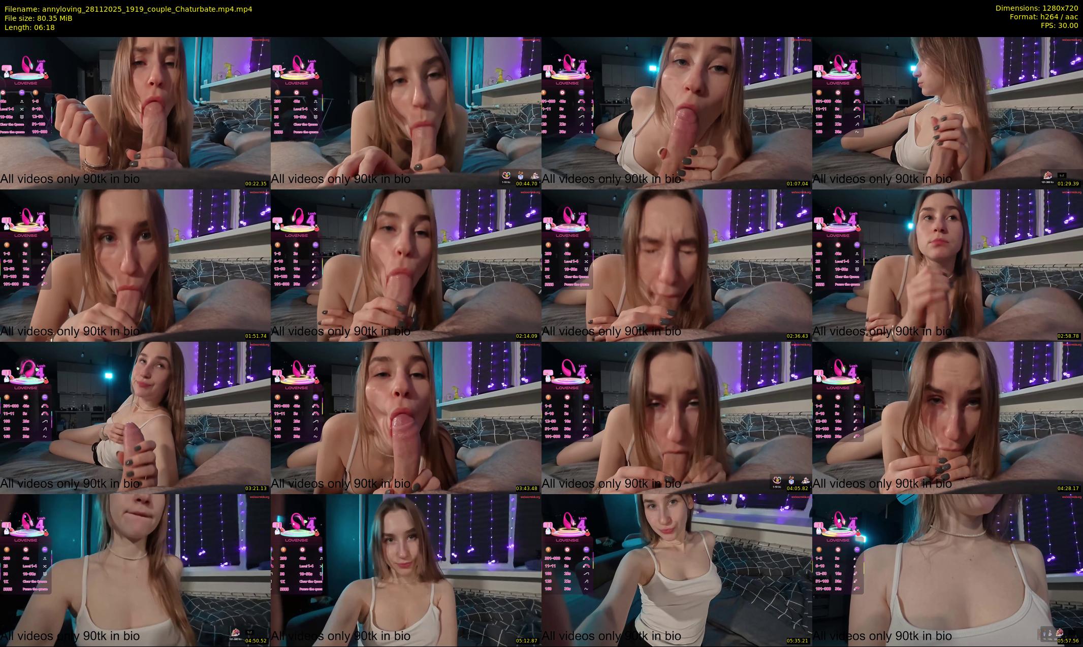 annyloving — 7 minute Chaturbate couple cam show recording, 720p, Nov 28, 2025