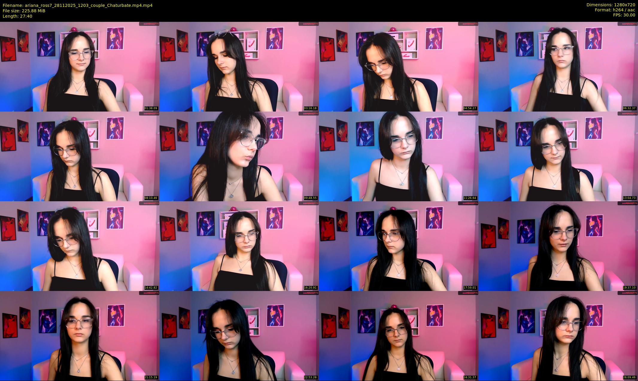 ariana_ross7 — 28 minute Chaturbate couple cam show recording, 720p, Nov 28, 2025