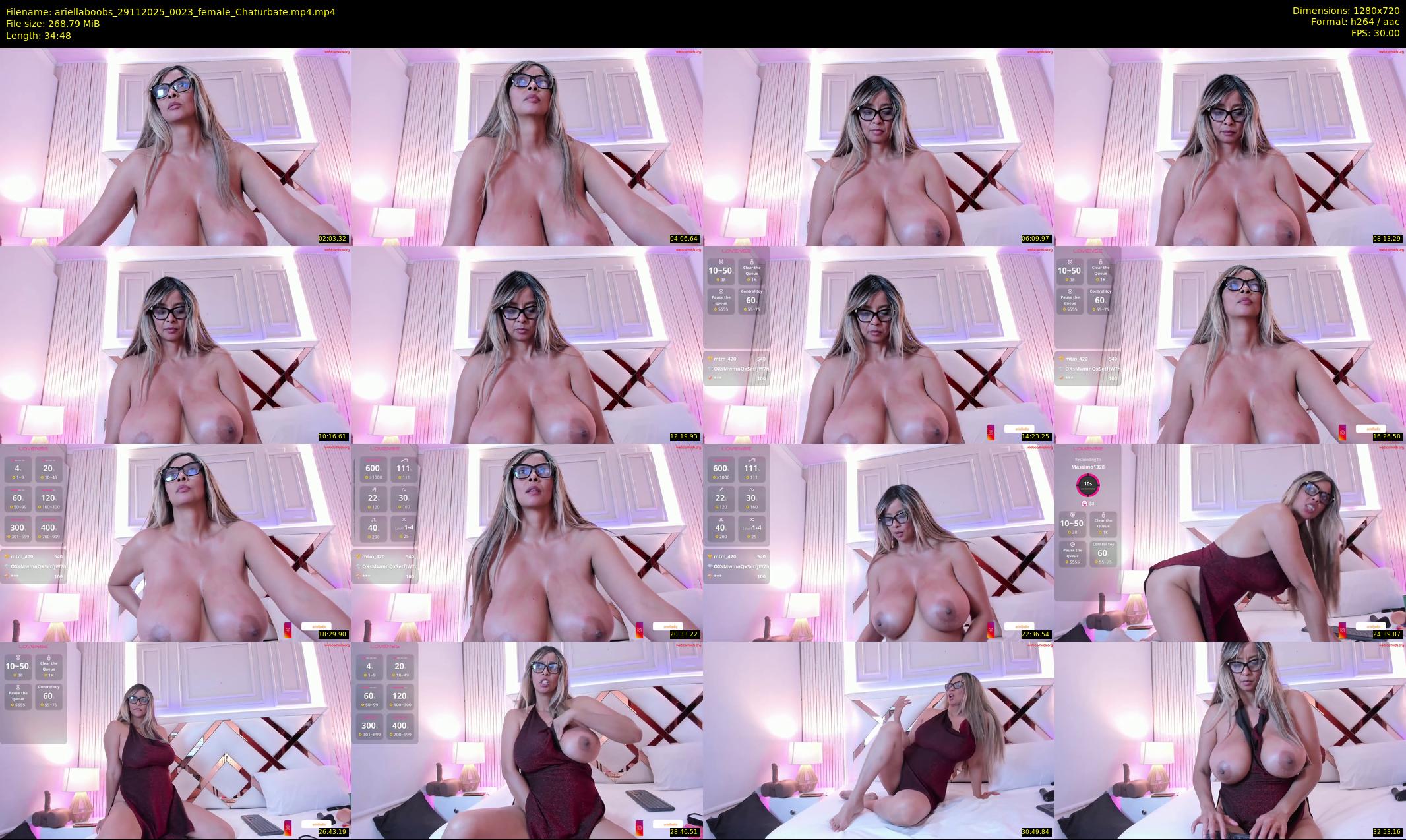 ariellaboobs — 35 minute Chaturbate female cam show recording, 720p, Nov 29, 2025