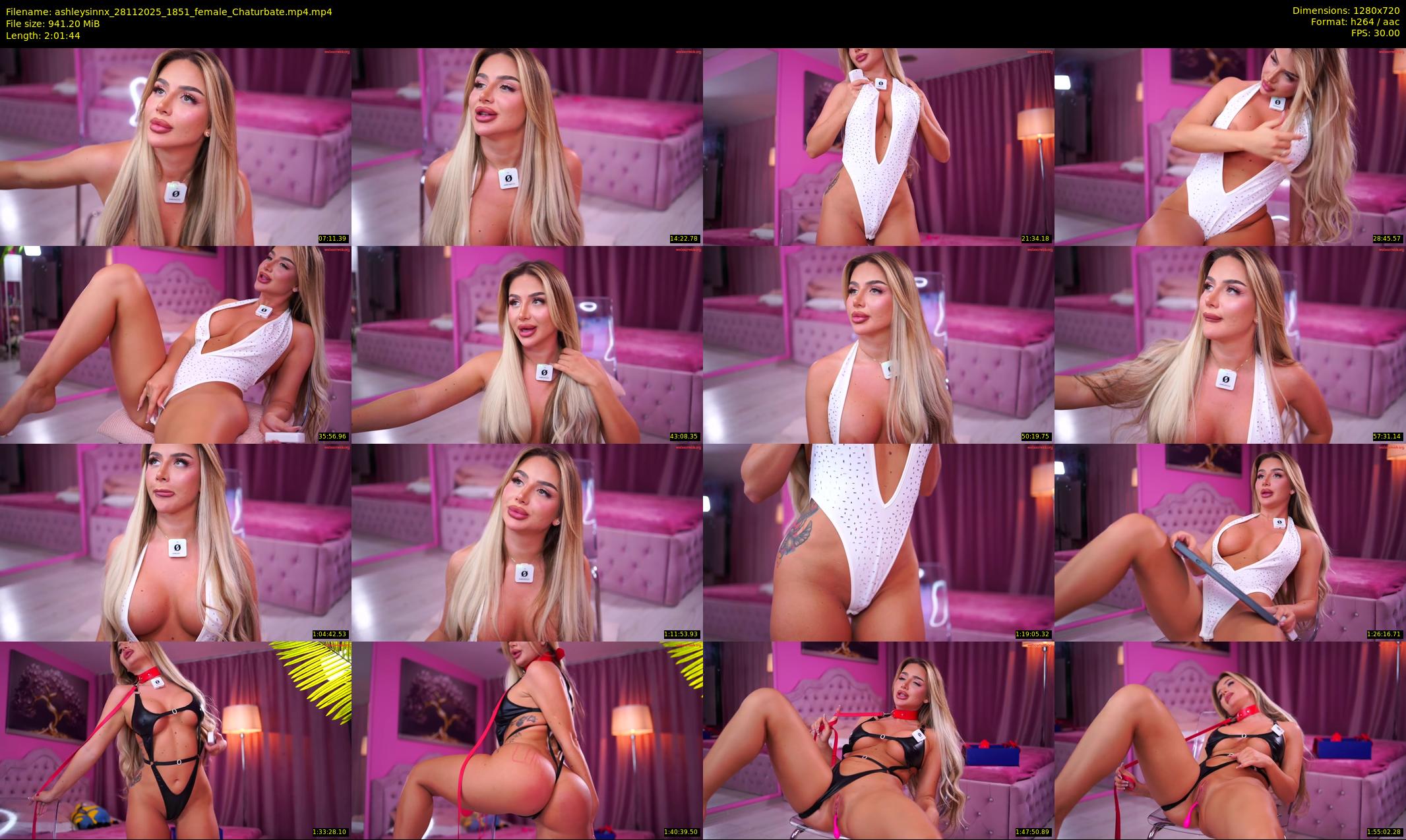 ashleysinnx — 122 minute Chaturbate female cam show recording, 720p, Nov 28, 2025