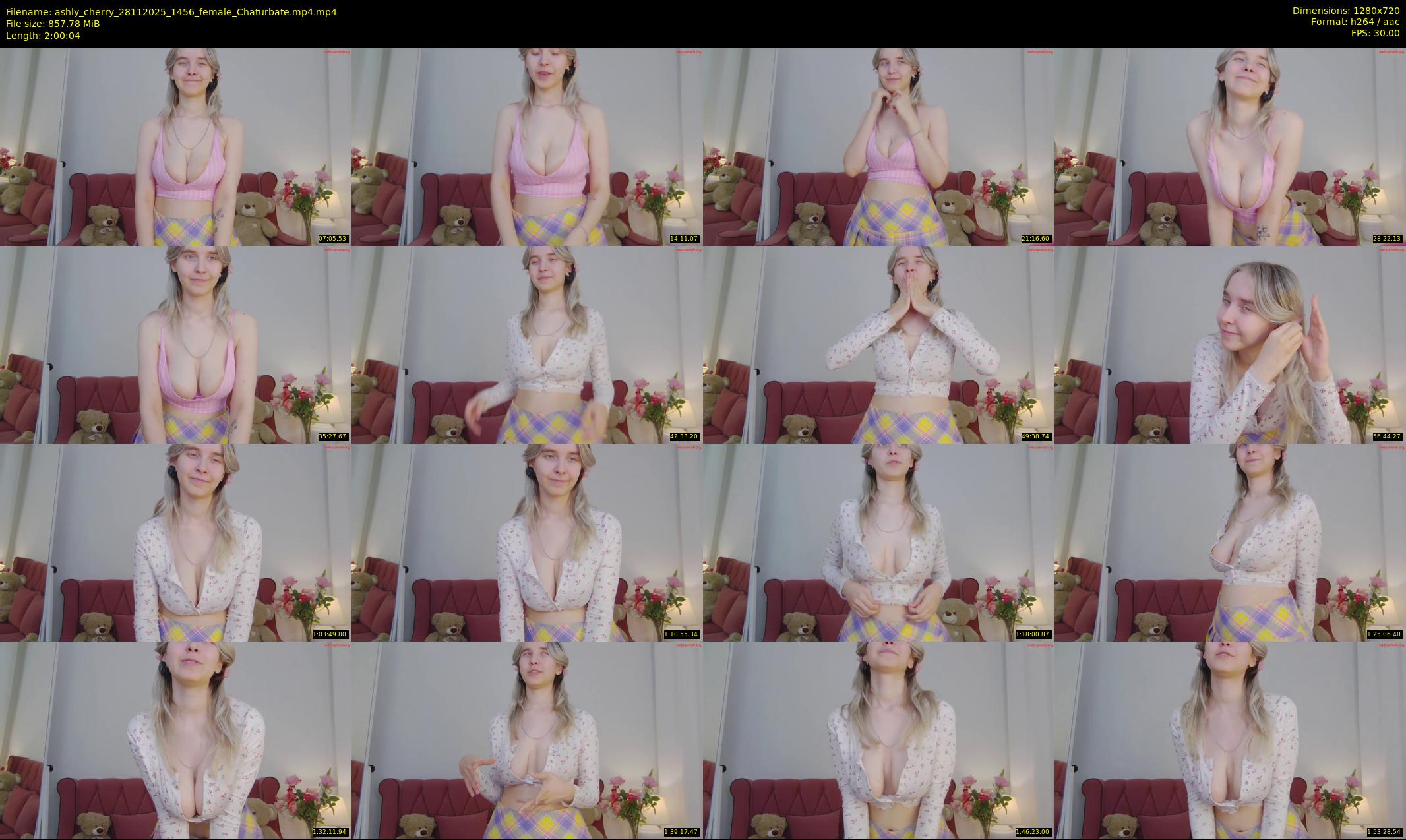 ashly_cherry — 121 minute Chaturbate female cam show recording, 720p, Nov 28, 2025