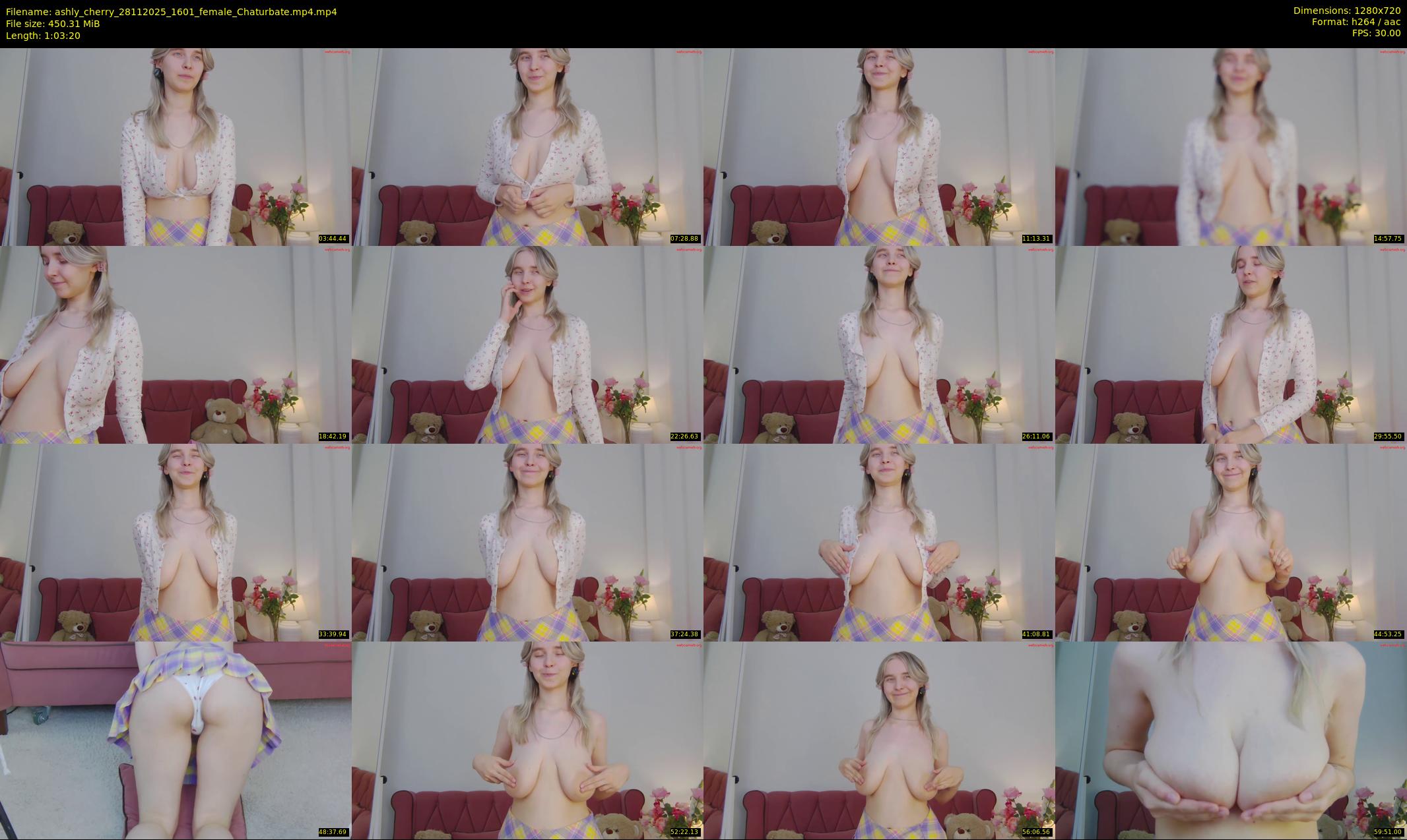 ashly_cherry — 64 minute Chaturbate female cam show recording, 720p, Nov 28, 2025