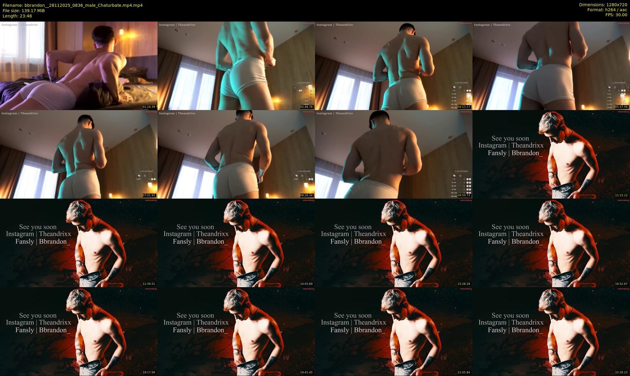 bbrandon_ — 24 minute Chaturbate male cam show recording, 720p, Nov 28, 2025
