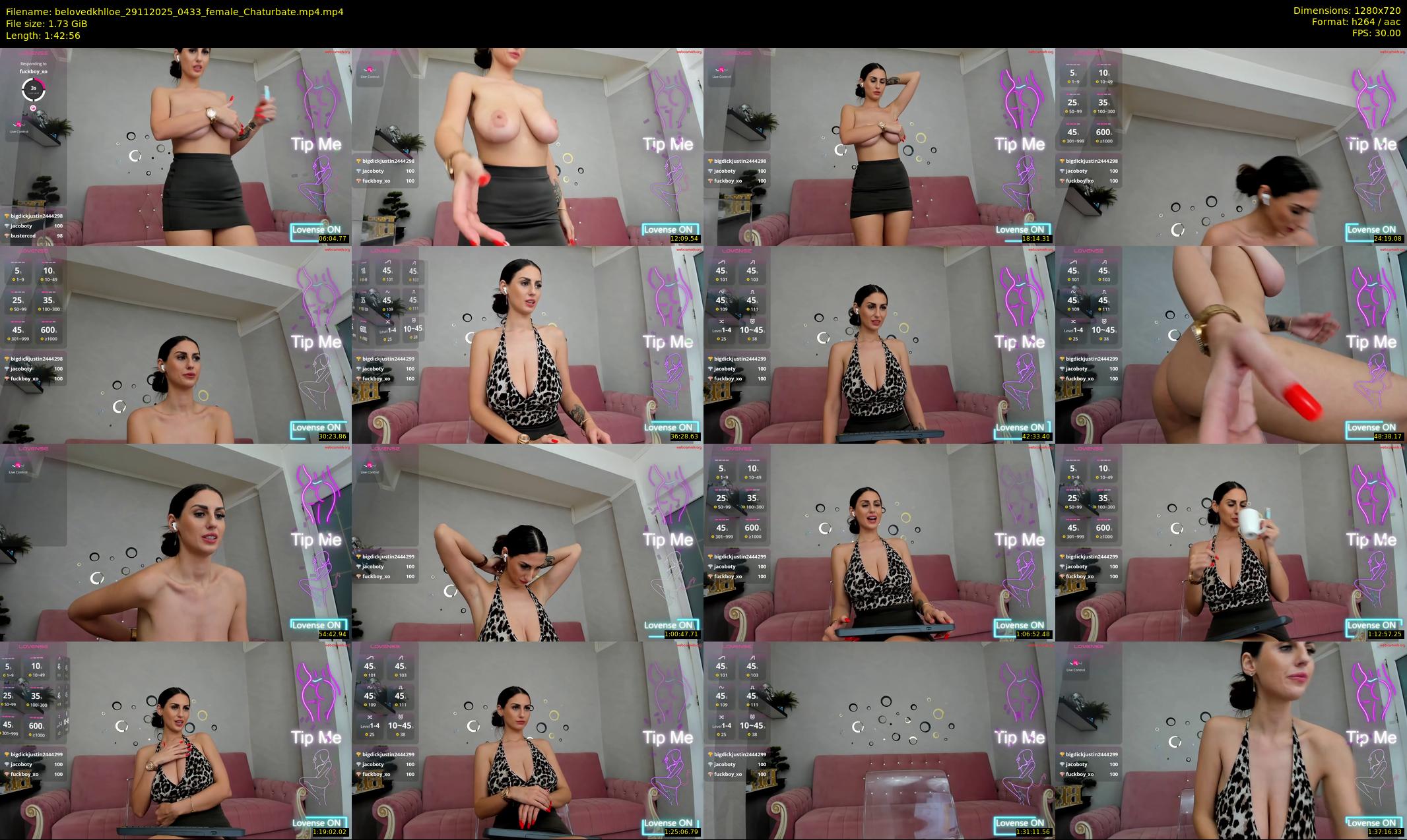 belovedkhlloe — 103 minute Chaturbate female cam show recording, 720p, Nov 29, 2025