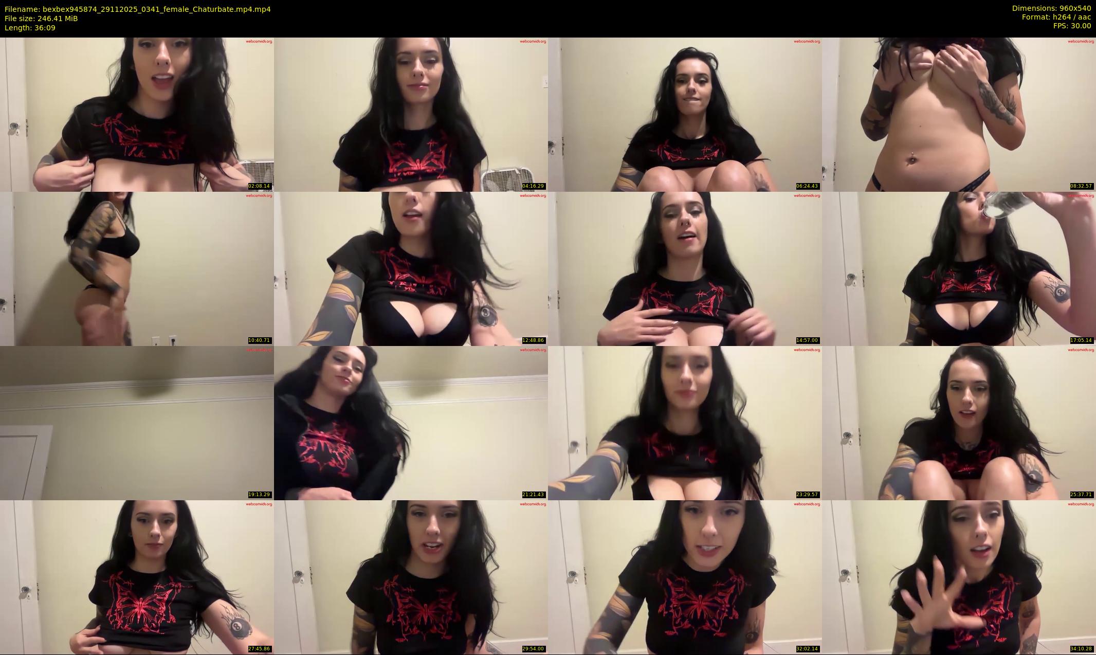 bexbex945874 — 37 minute Chaturbate female cam show recording, 480p, Nov 29, 2025