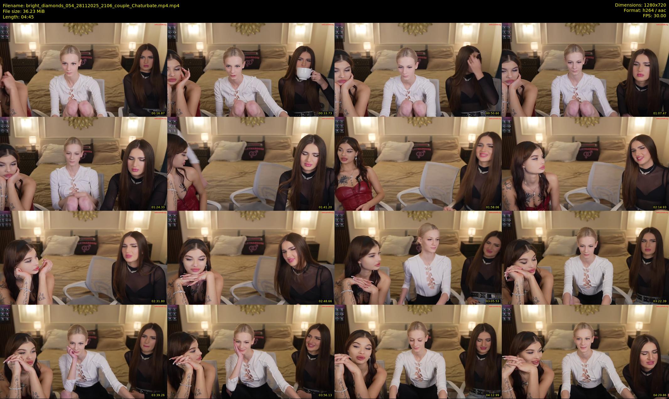 bright_diamonds_054 — 5 minute Chaturbate couple cam show recording, 720p, Nov 28, 2025