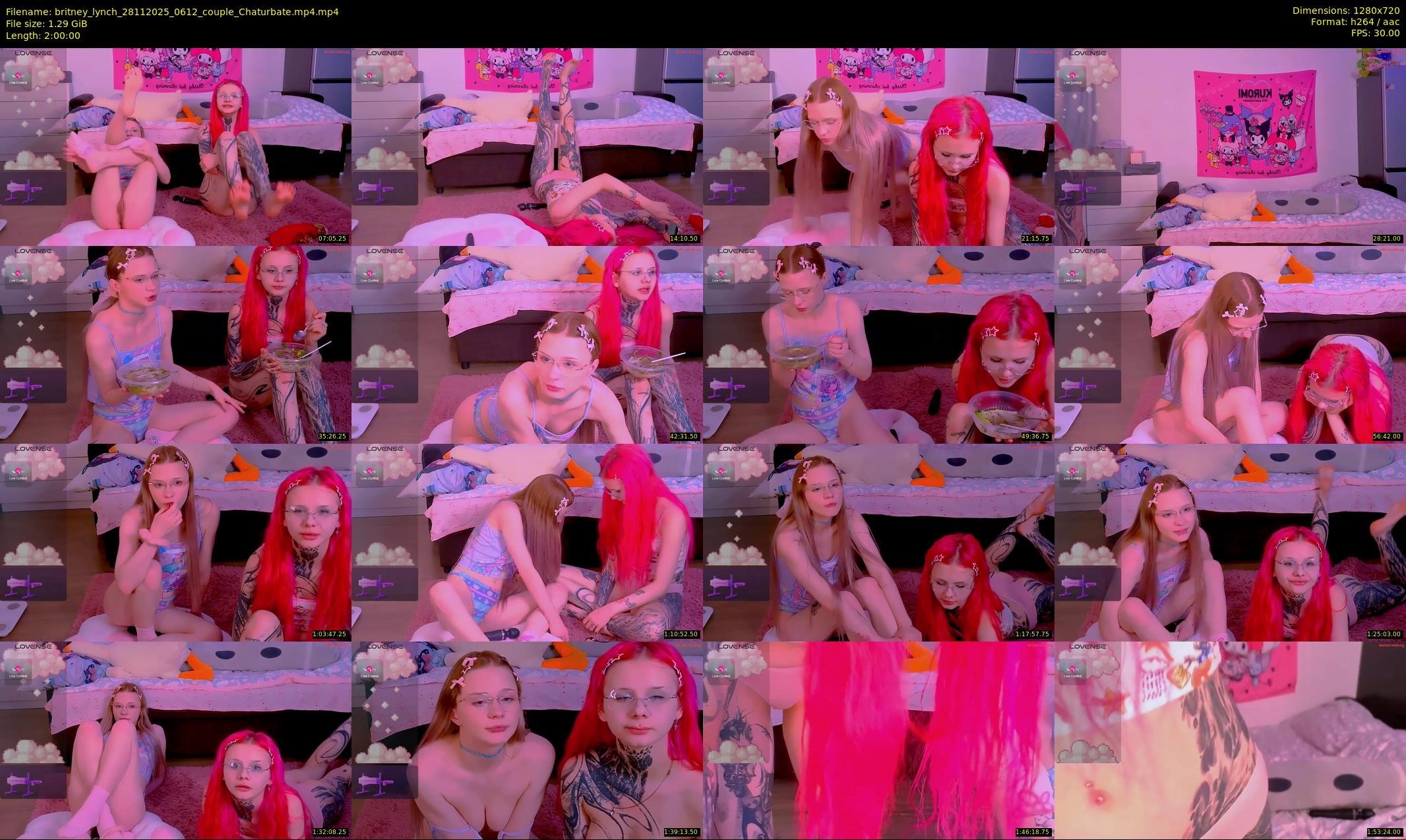britney_lynch — 120 minute Chaturbate female cam show recording, 720p, Nov 28, 2025