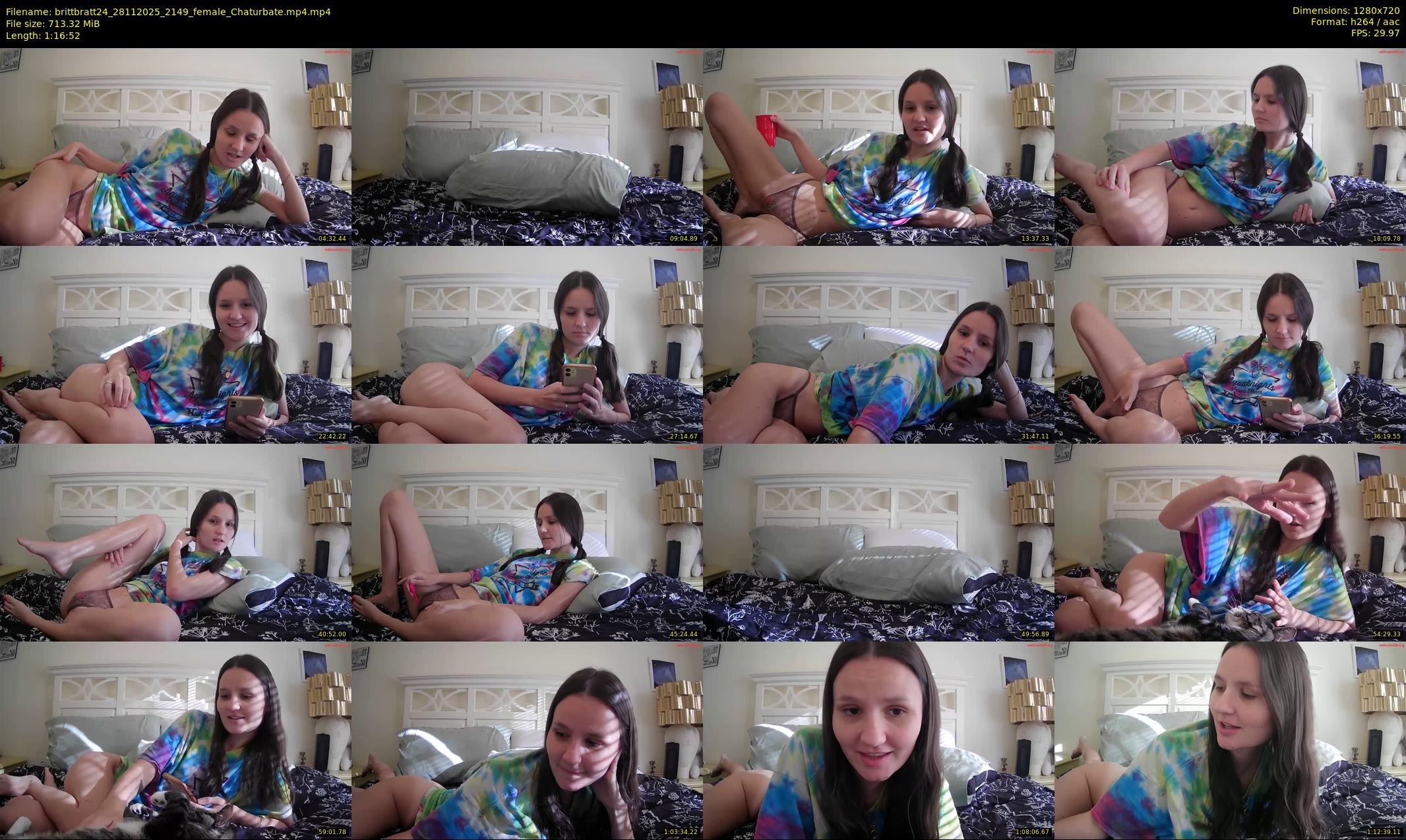 brittbratt24 — 77 minute Chaturbate female cam show recording, 720p, Nov 28, 2025