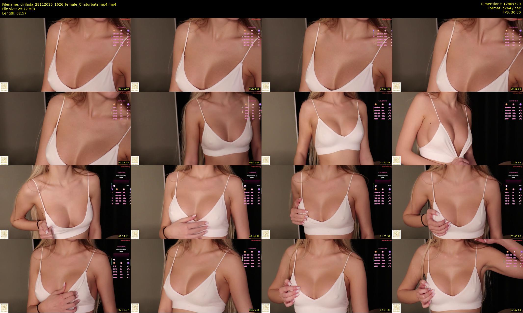 cirilada — 3 minute Chaturbate female cam show recording, 720p, Nov 28, 2025