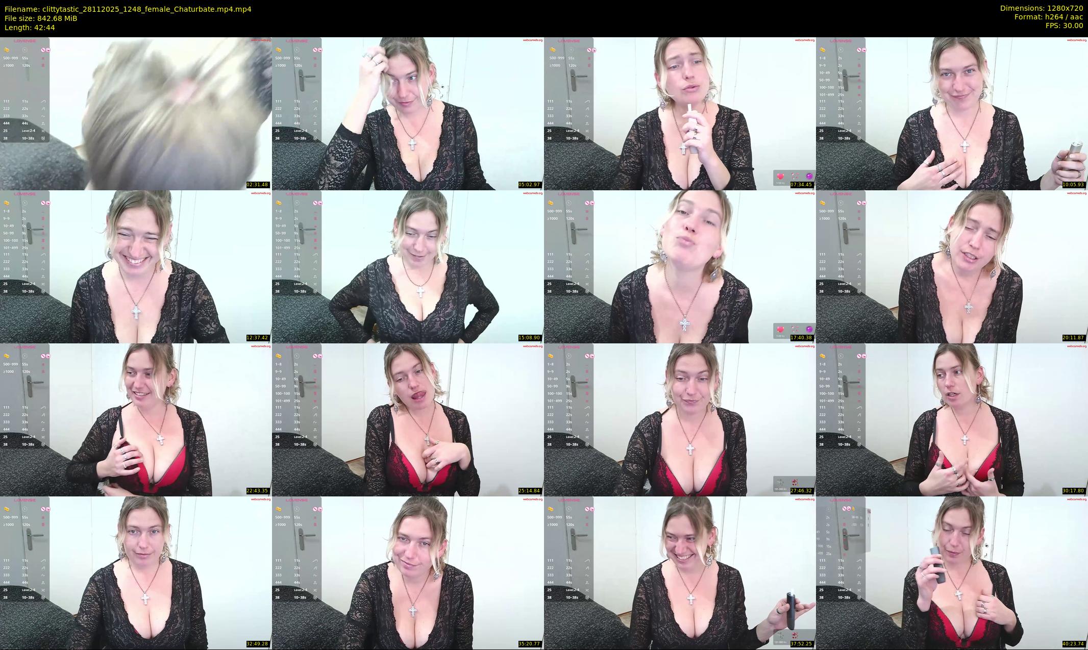 clittytastic — 43 minute Chaturbate female cam show recording, 720p, Nov 28, 2025