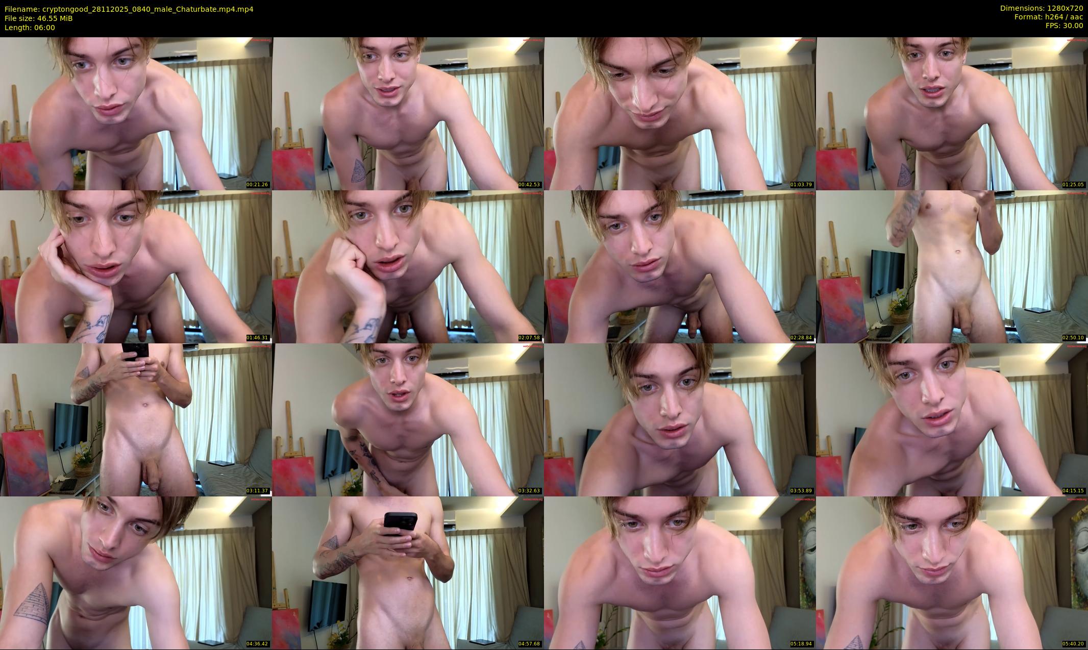cryptongood — 6 minute Chaturbate male cam show recording, 720p, Nov 28, 2025
