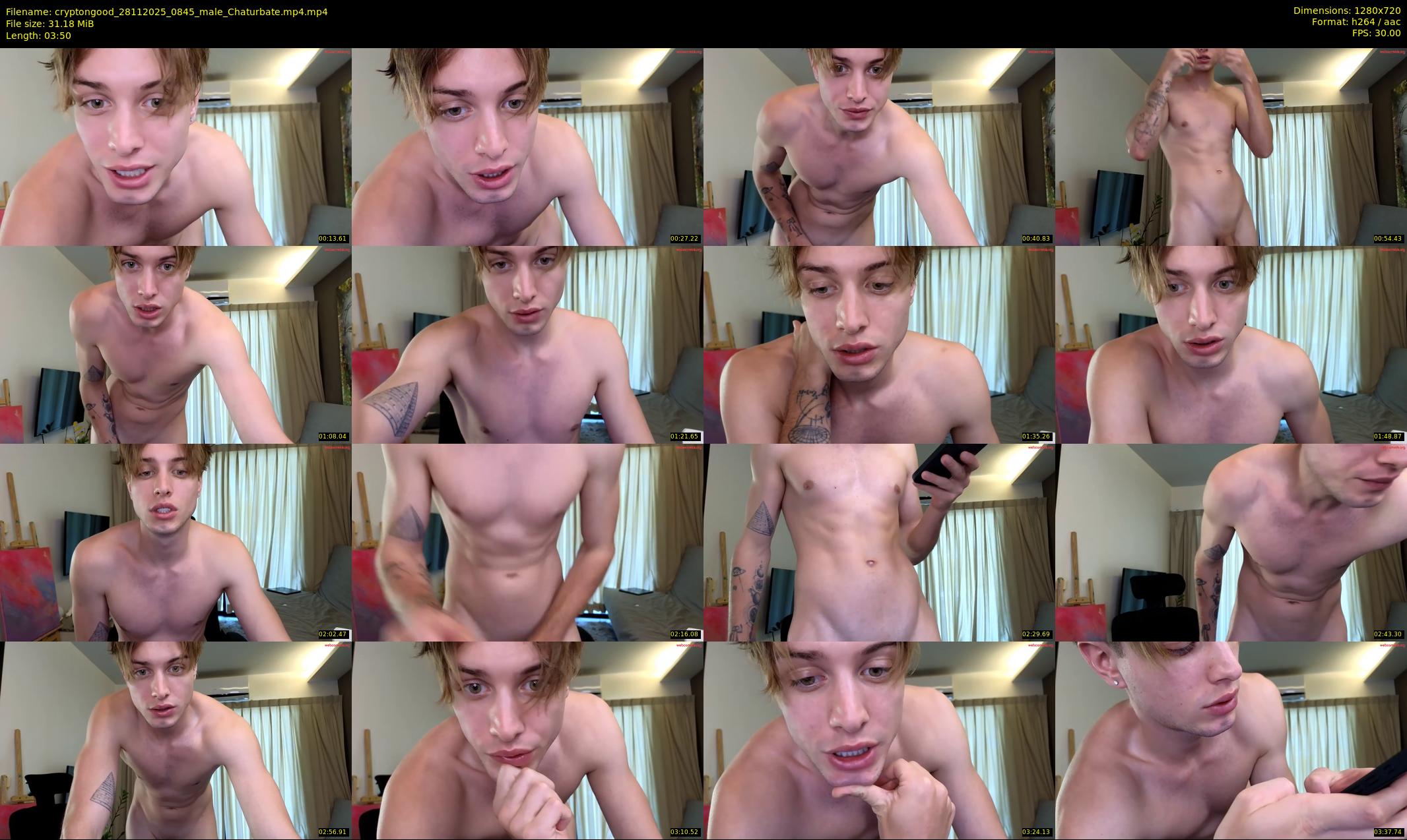 cryptongood — 4 minute Chaturbate male cam show recording, 720p, Nov 28, 2025
