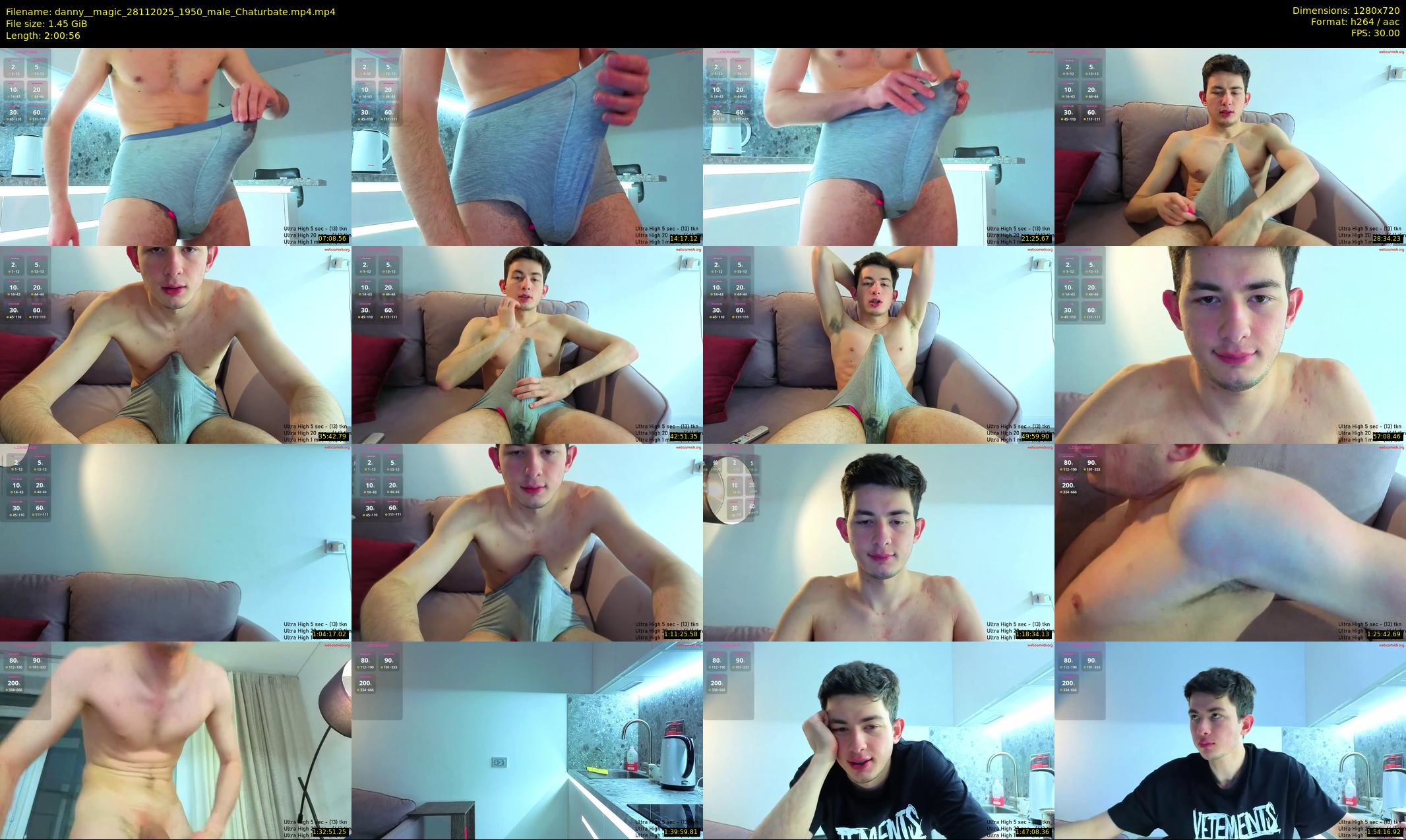 danny__magic — 121 minute Chaturbate male cam show recording, 720p, Nov 28, 2025