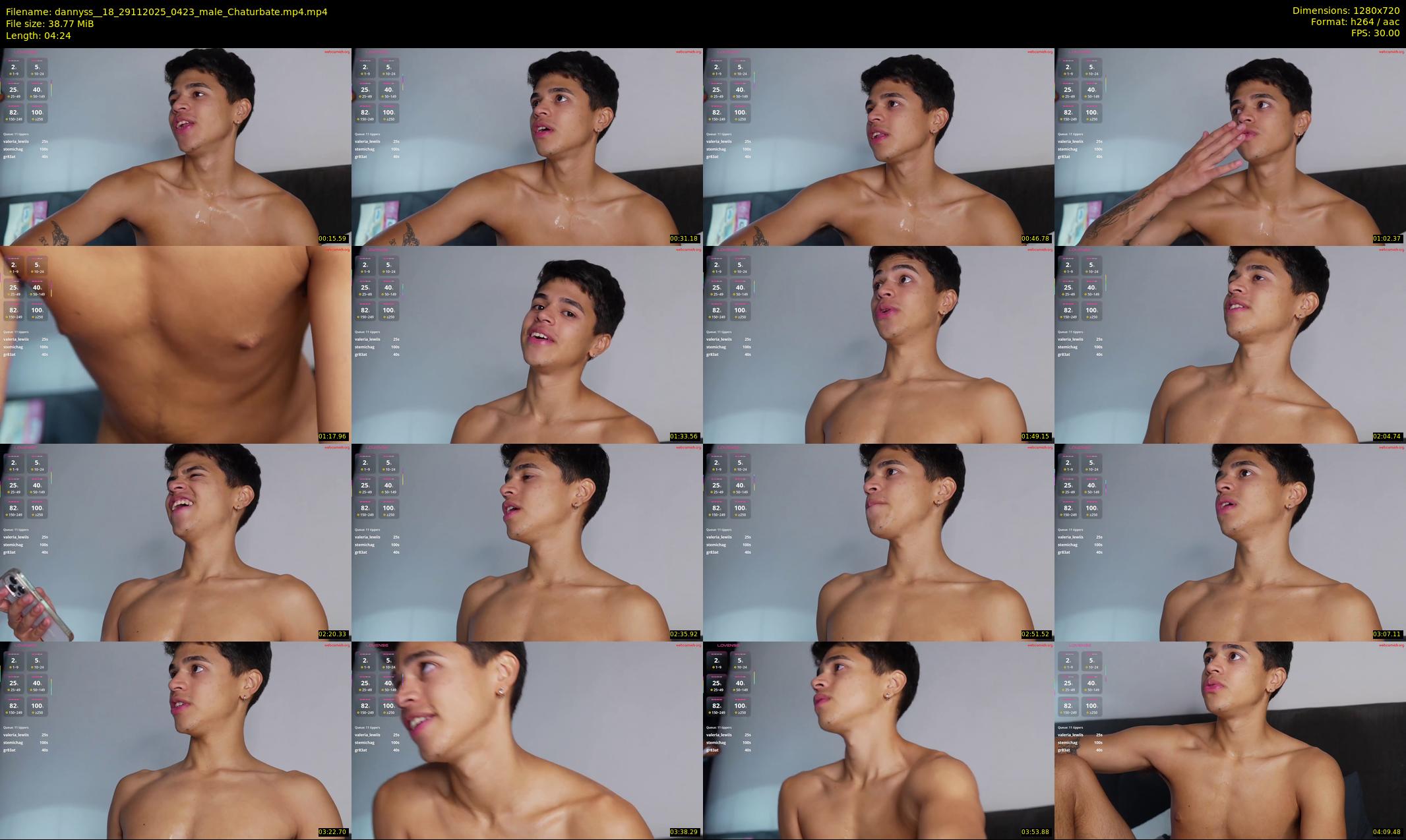 dannyss__18 — 5 minute Chaturbate male cam show recording, 720p, Nov 29, 2025
