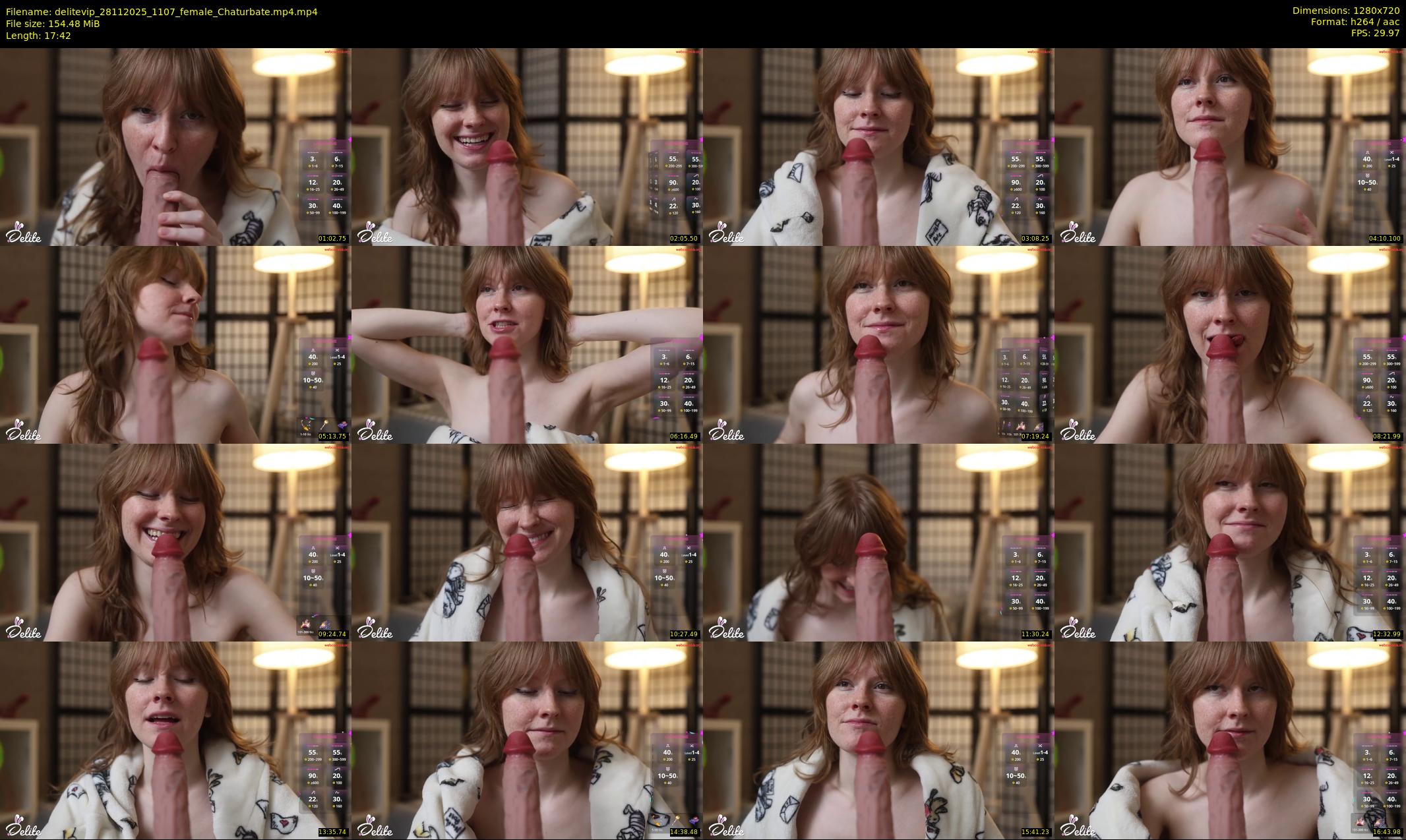 delitevip — 18 minute Chaturbate female cam show recording, 720p, Nov 28, 2025
