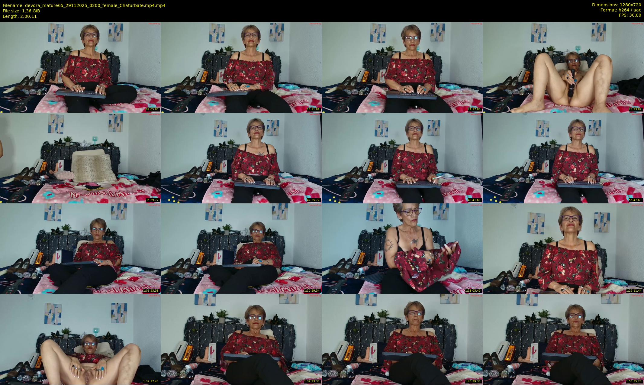 devora_mature65 — 121 minute Chaturbate female cam show recording, 720p, Nov 29, 2025