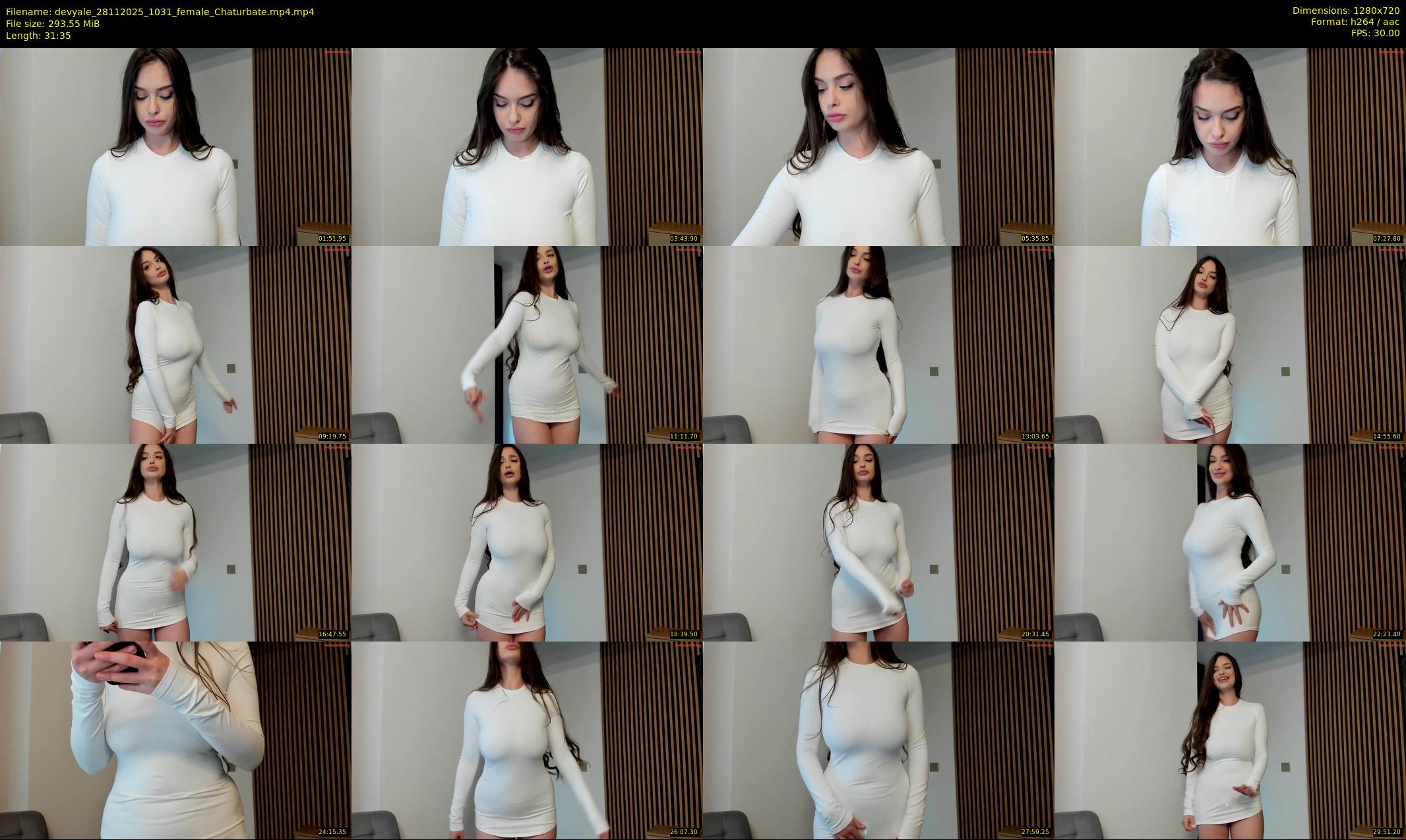 devyale — 32 minute Chaturbate female cam show recording, 720p, Nov 28, 2025