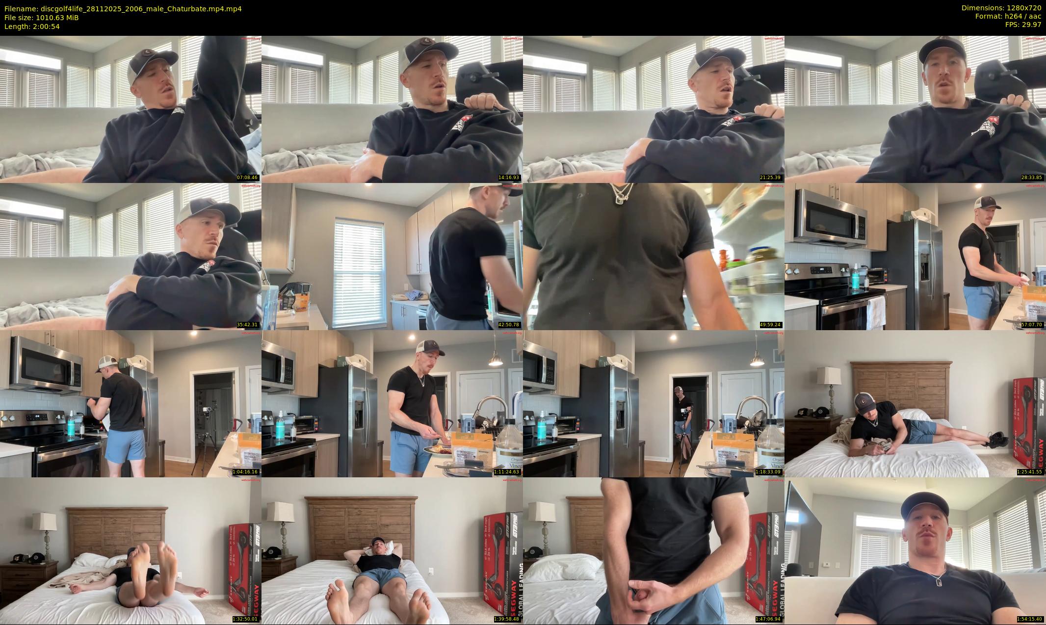 discgolf4life — 121 minute Chaturbate male cam show recording, 720p, Nov 28, 2025