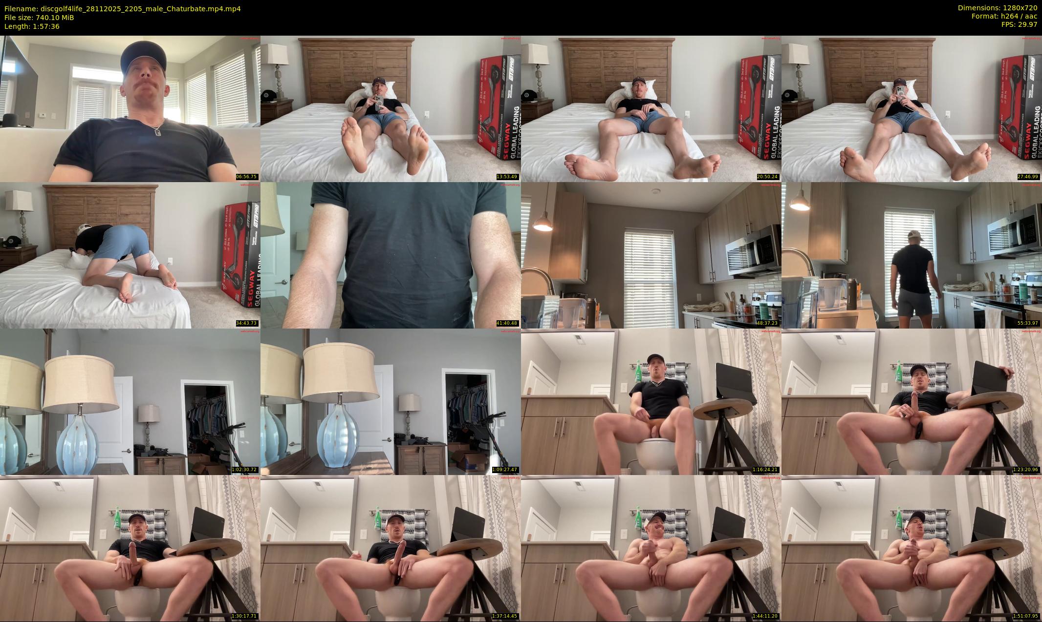 discgolf4life — 118 minute Chaturbate male cam show recording, 720p, Nov 28, 2025