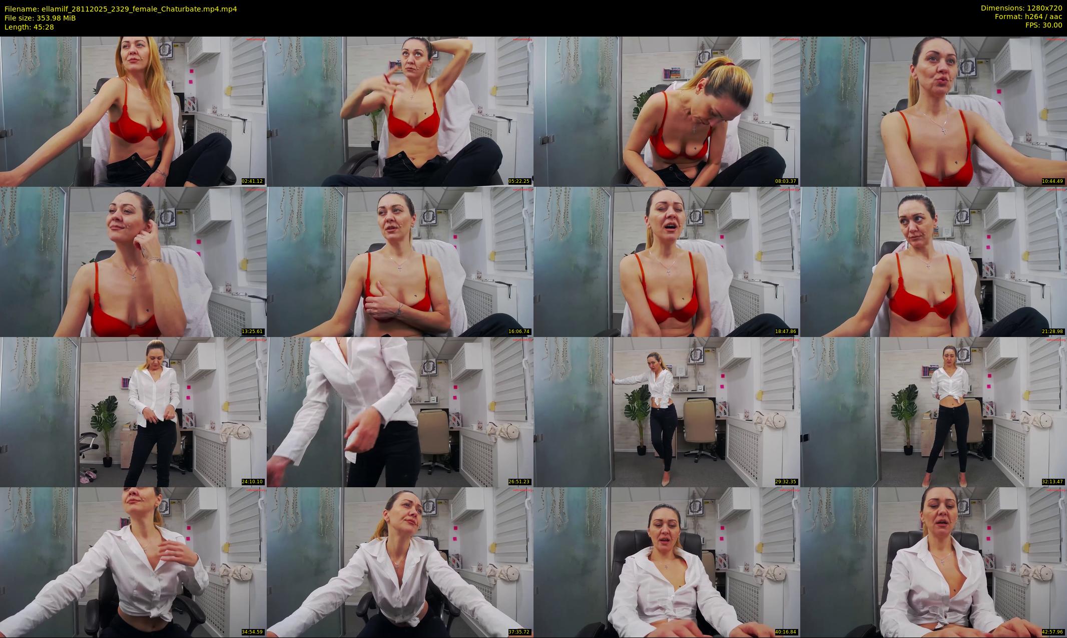 ellamilf — 46 minute Chaturbate female cam show recording, 720p, Nov 28, 2025
