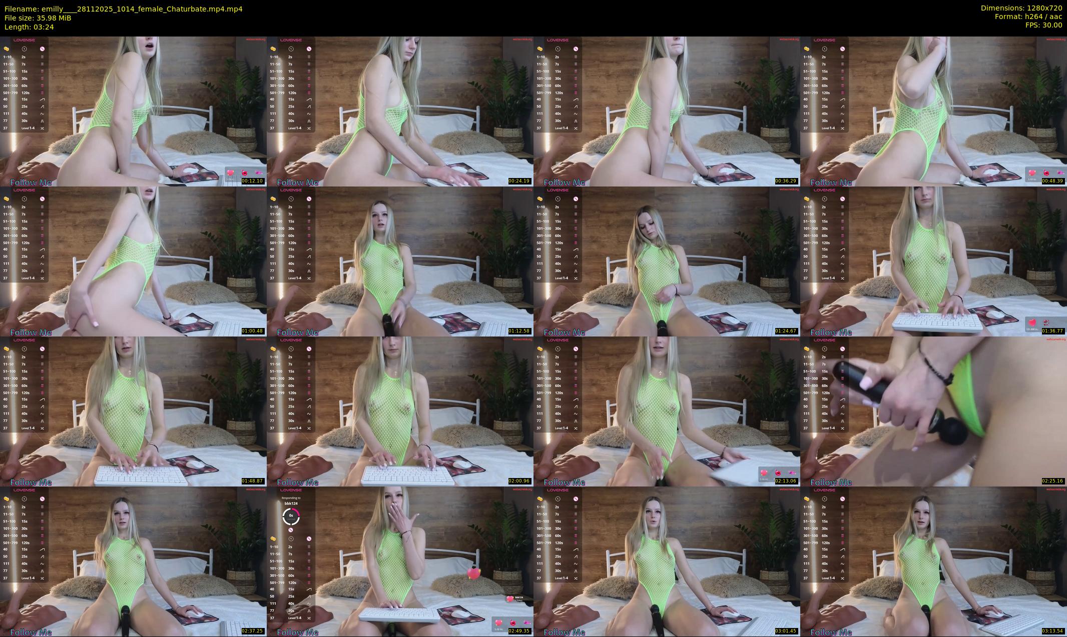 emilly___ — 4 minute Chaturbate female cam show recording, 720p, Nov 28, 2025