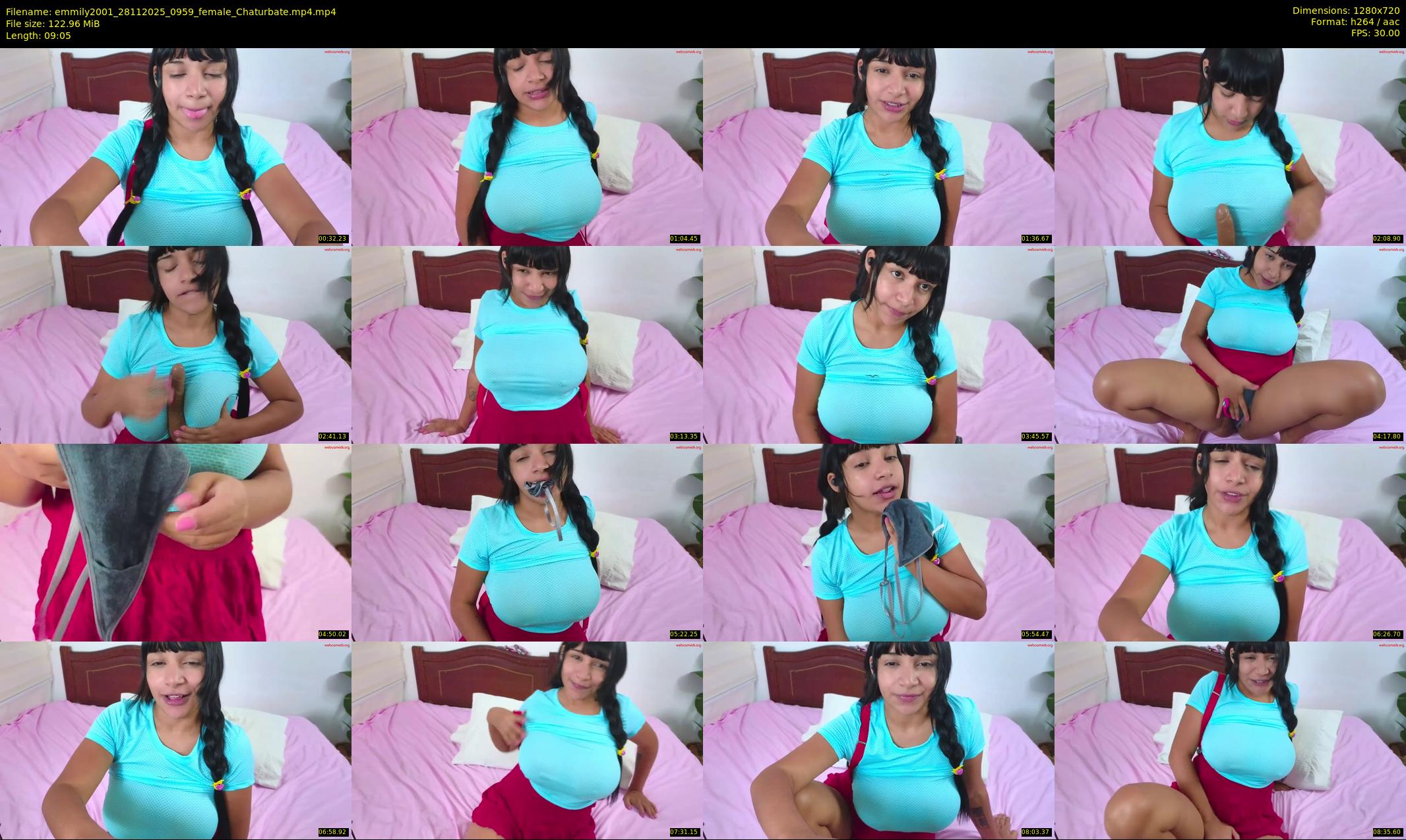 emmily2001 — 10 minute Chaturbate female cam show recording, 720p, Nov 28, 2025